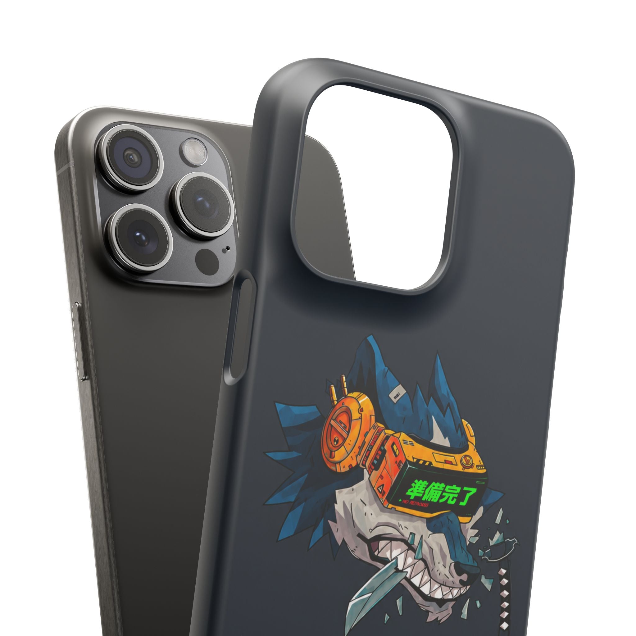 Cyberpunk Wolf Phone Case