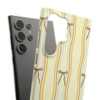 Bow Stripe Phone Case