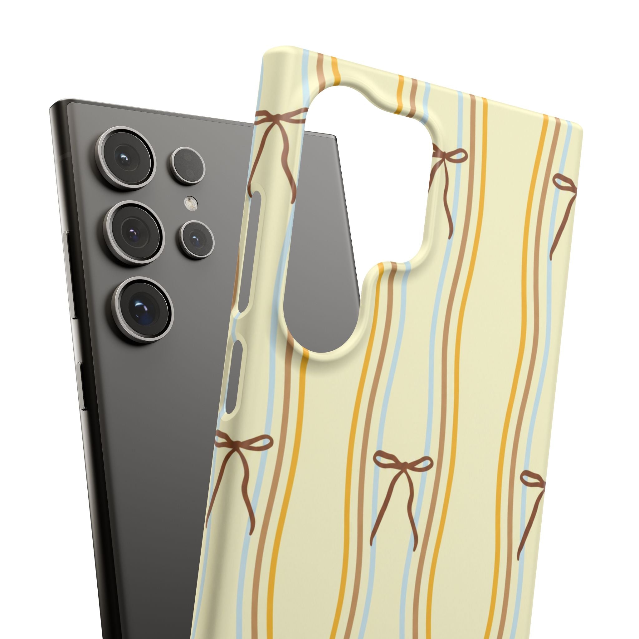 Bow Stripe Phone Case
