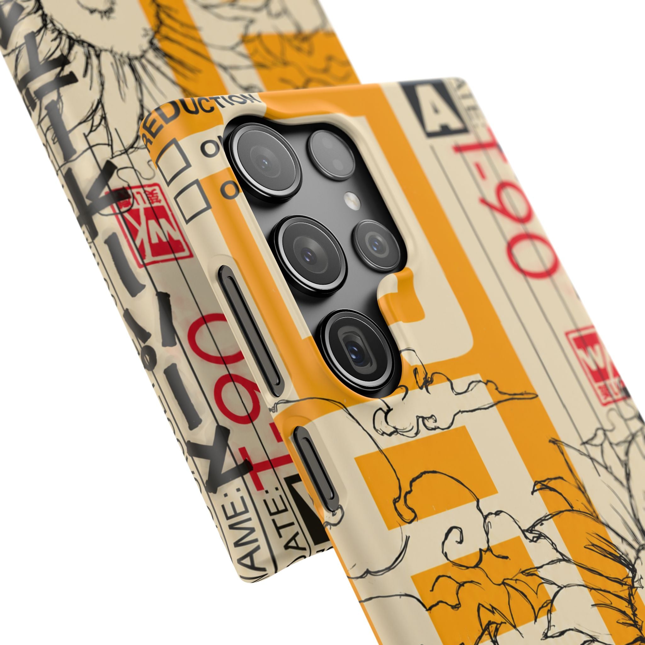 Retro Cassette Floral Phone Case