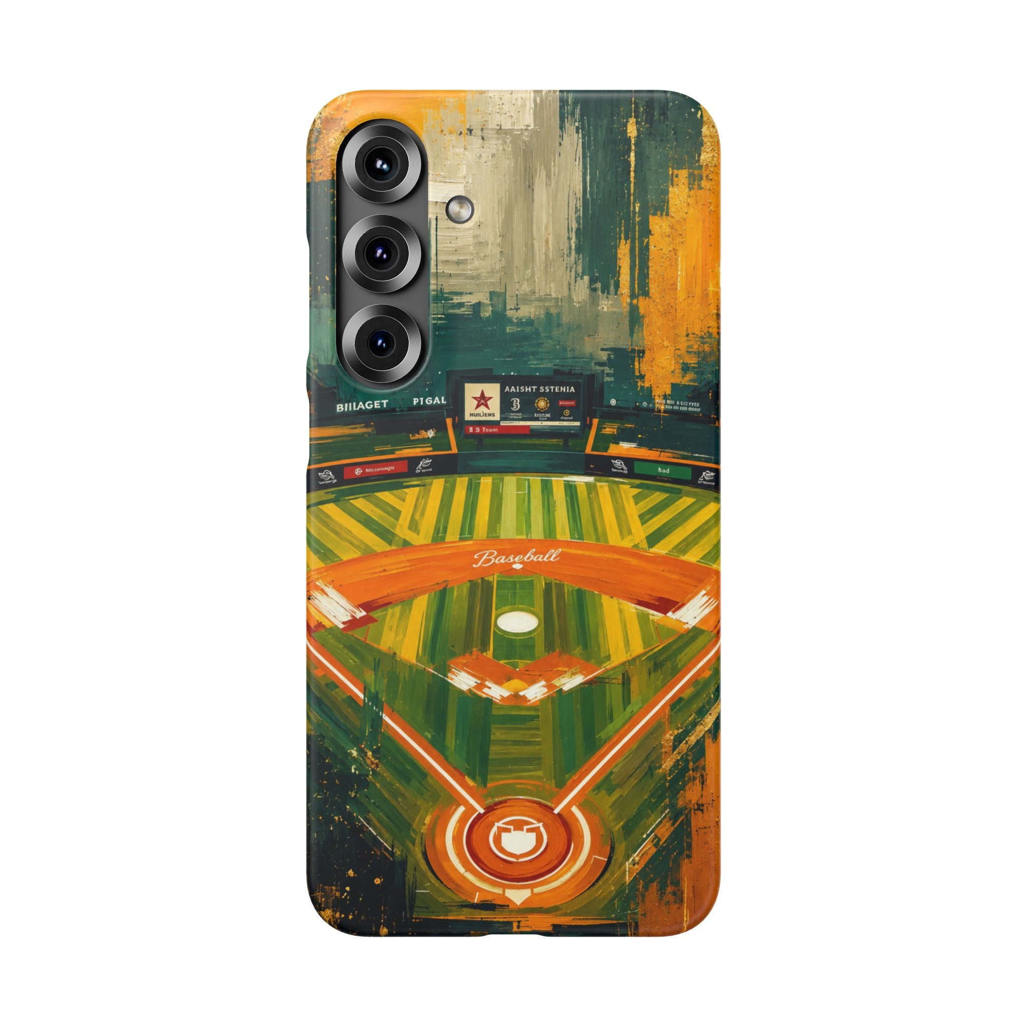 Abstract Baseball Stadium Phone Case