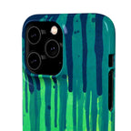 Liquid Emerald – Abstract Drip Phone Case