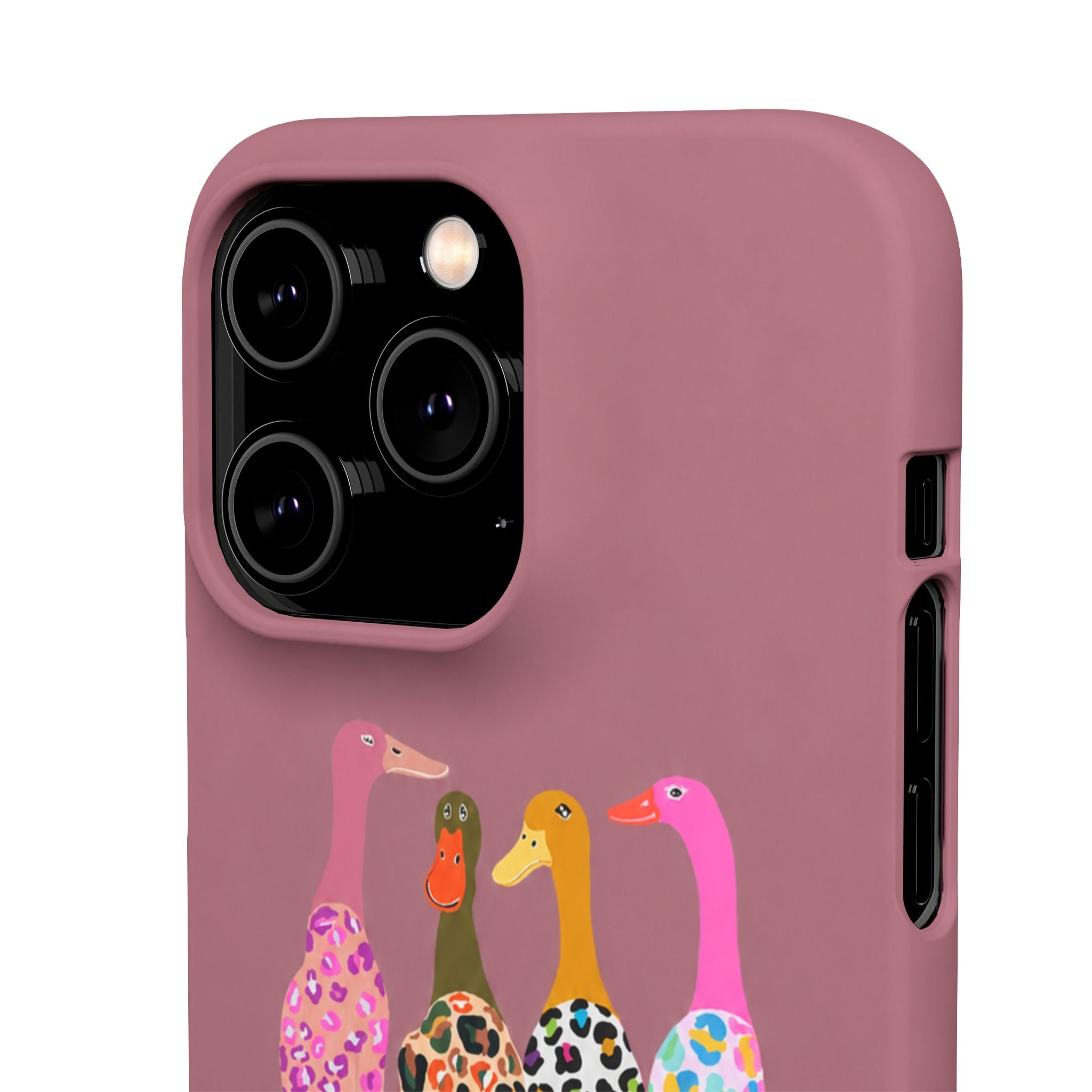 Colorful Leopard Ducks Phone Case