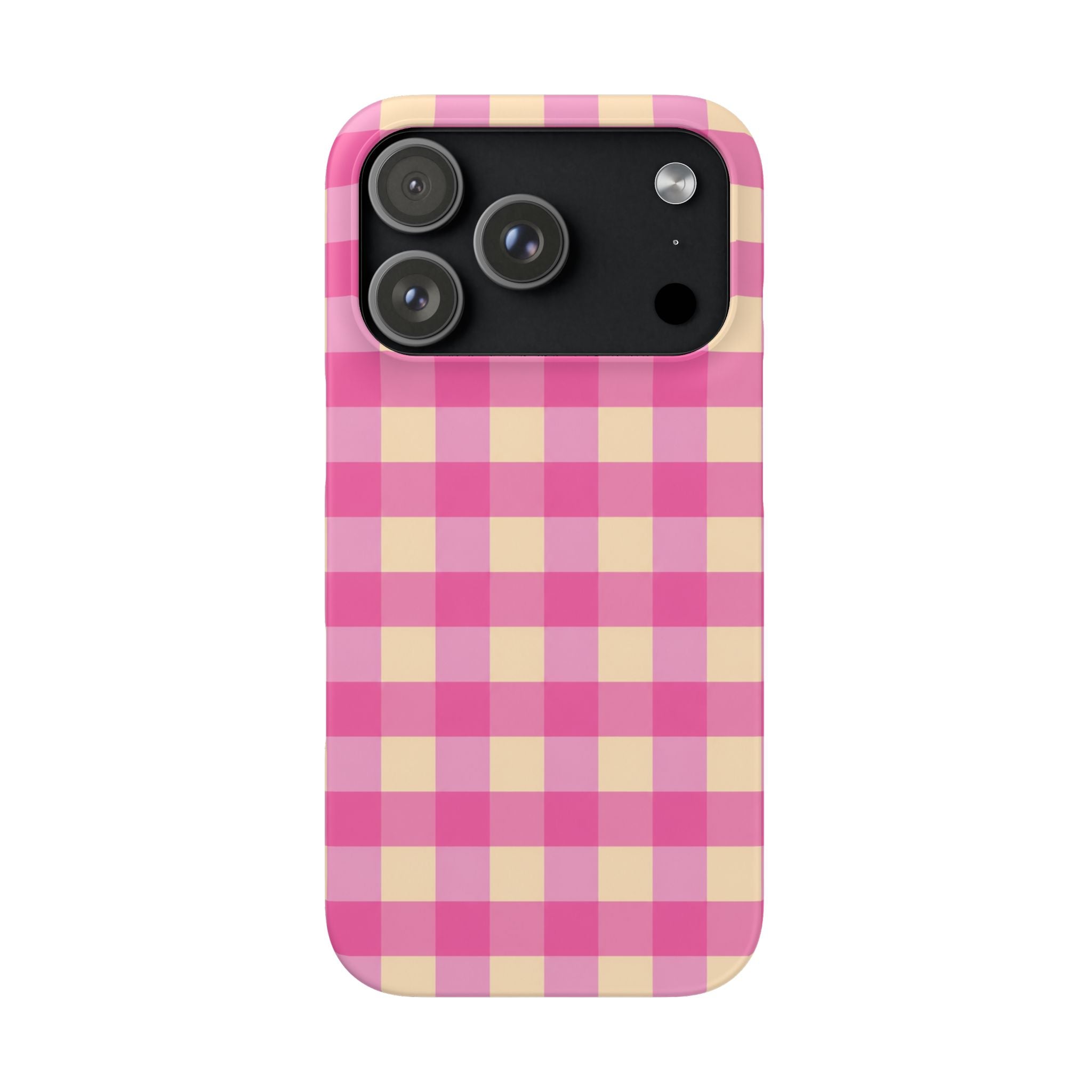 Pink Gingham Phone Case