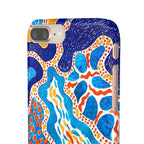 Abstract Blue Pattern Phone Case