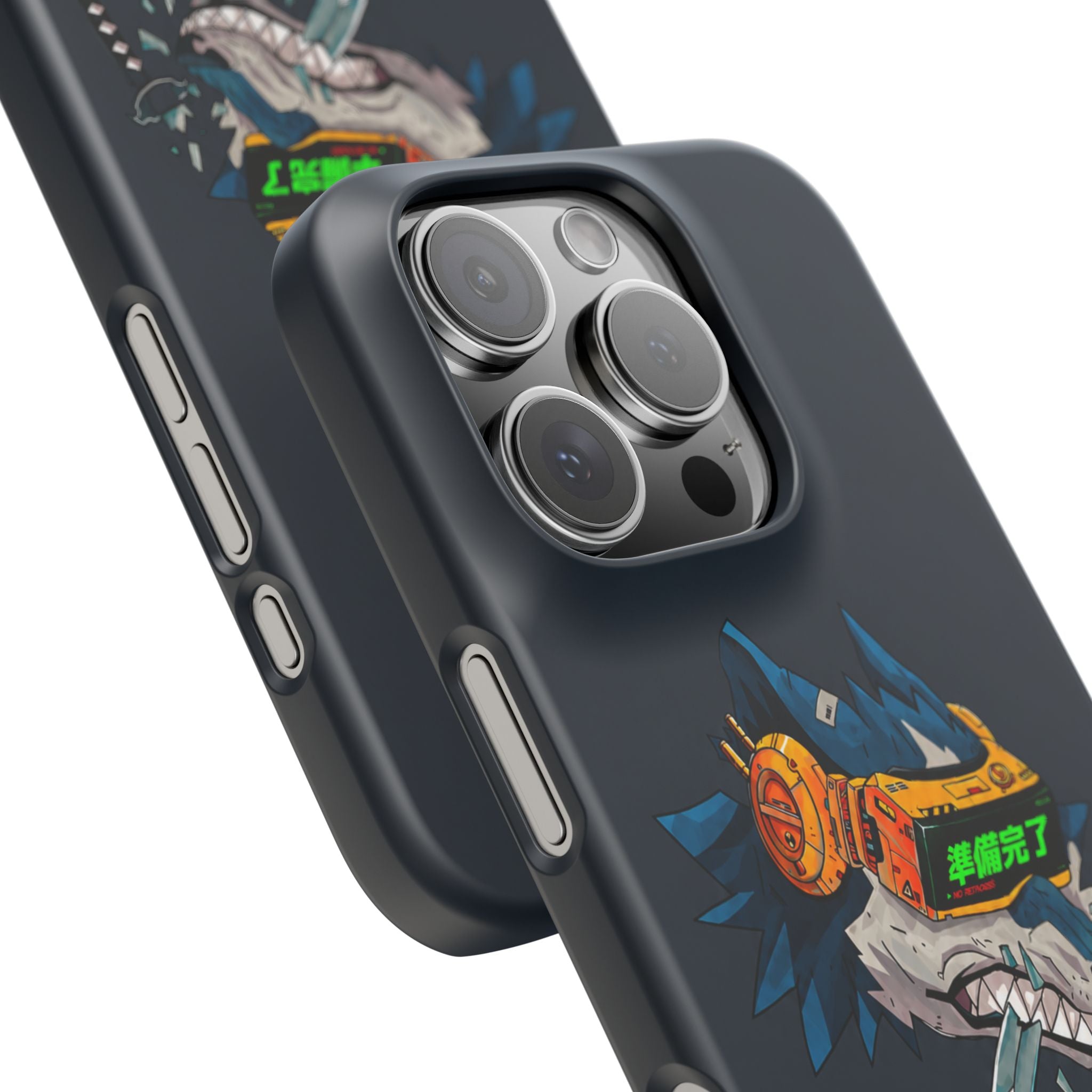 Cyberpunk Wolf Phone Case