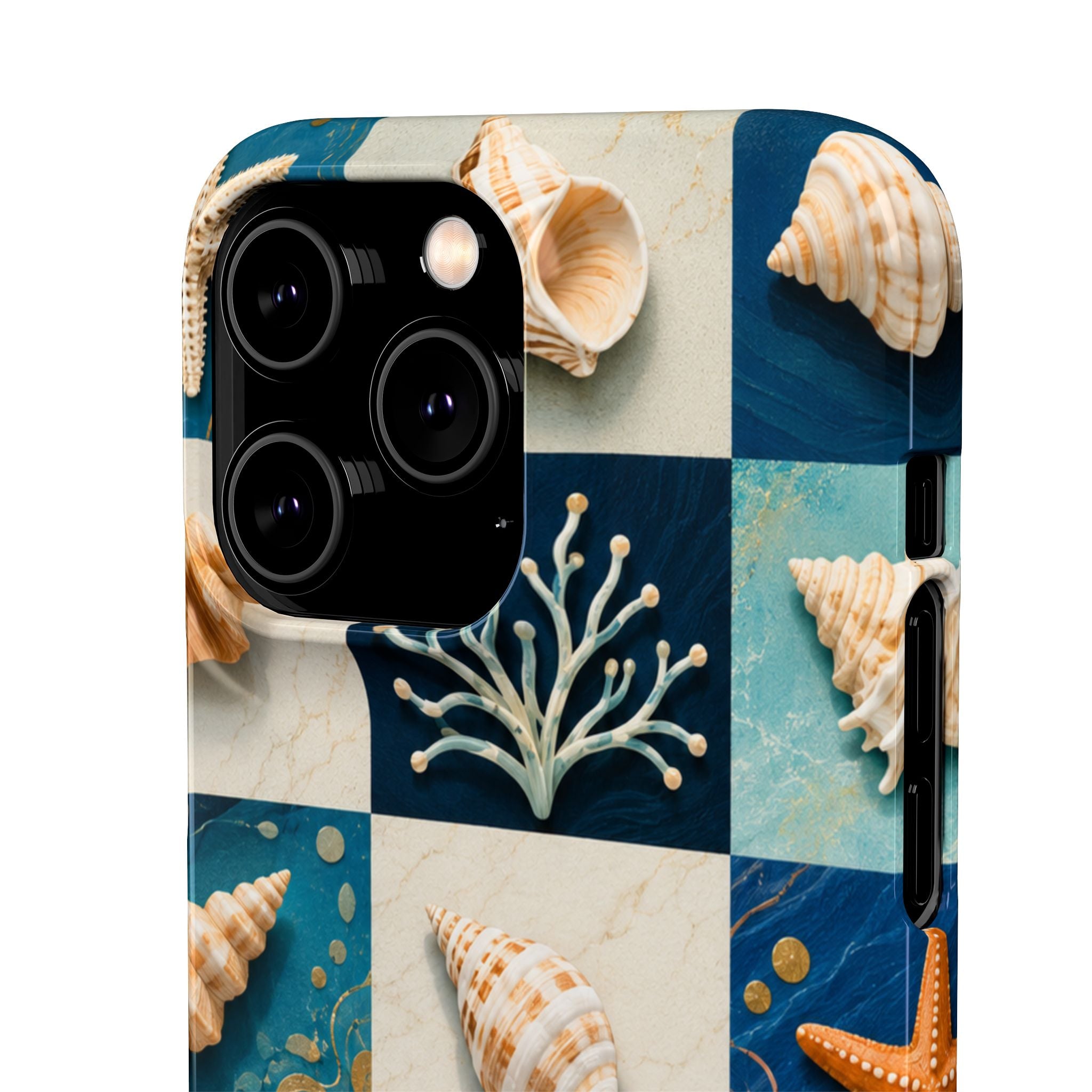 Coastal Seashell Mosaic Phone Case