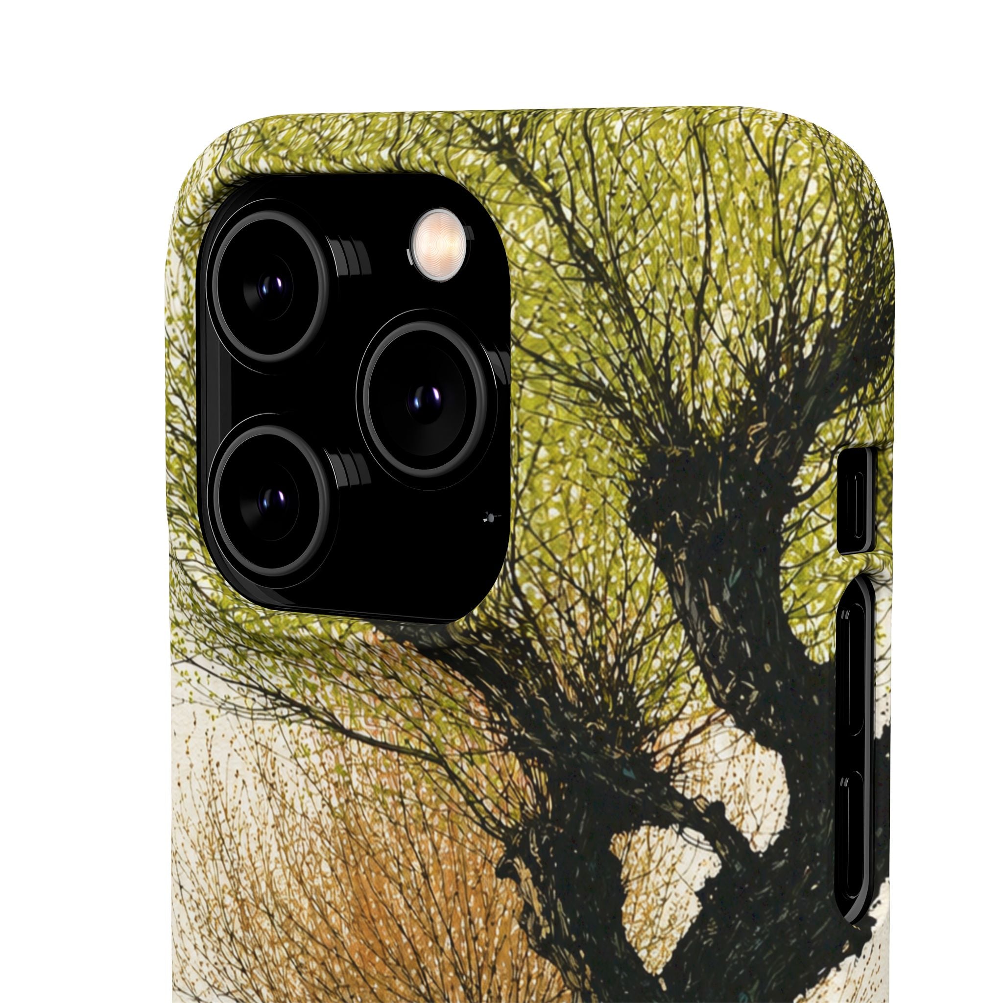 Serene Willow Landscape Phone Case