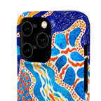 Abstract Blue Pattern Phone Case