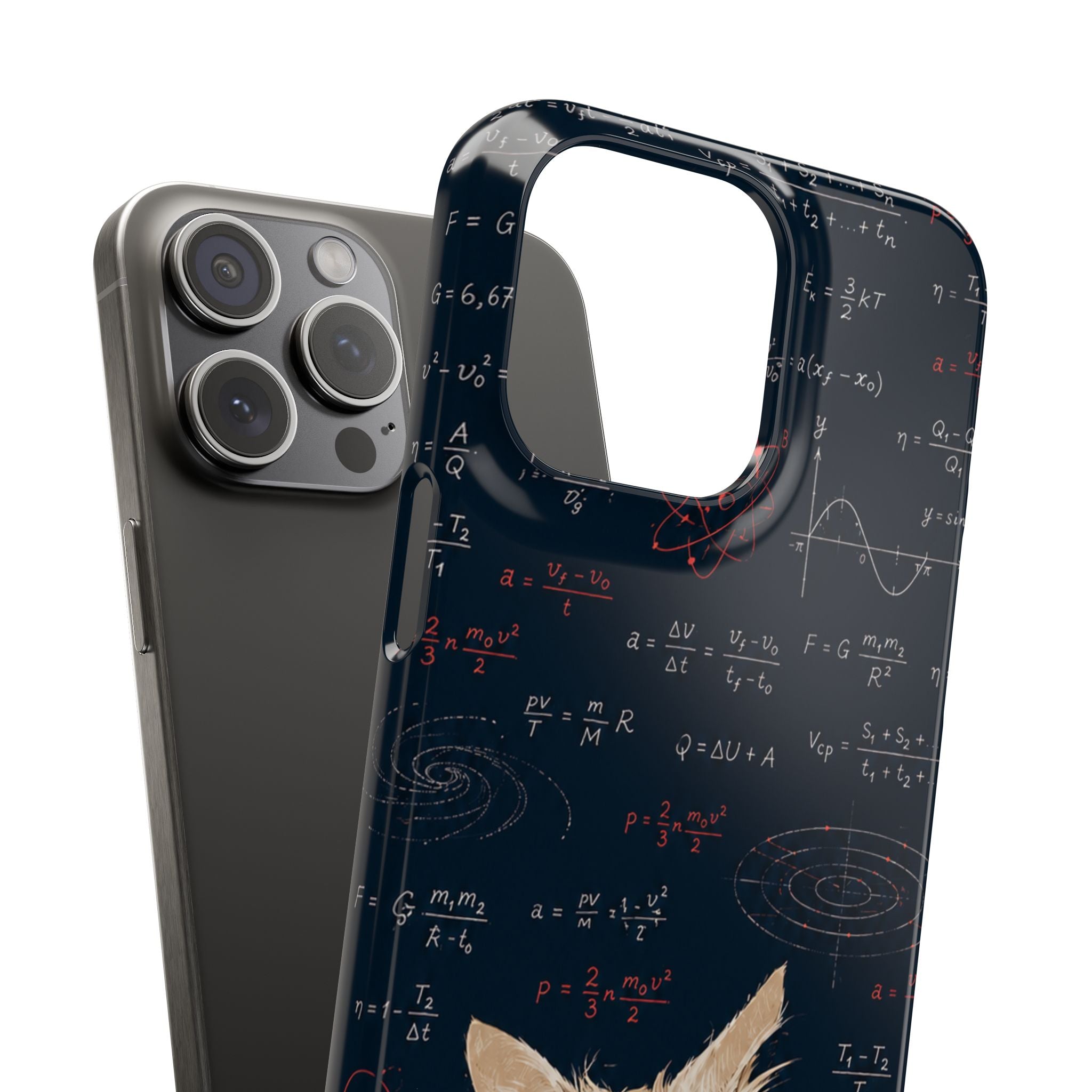 Quantum Kitty Physics Phone Case