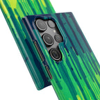 Liquid Emerald – Abstract Drip Phone Case