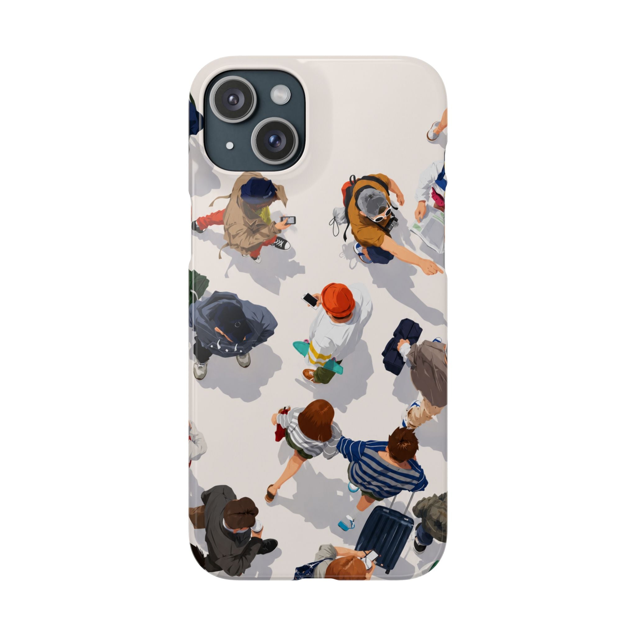 City Crowd Aesthetic Phone Case