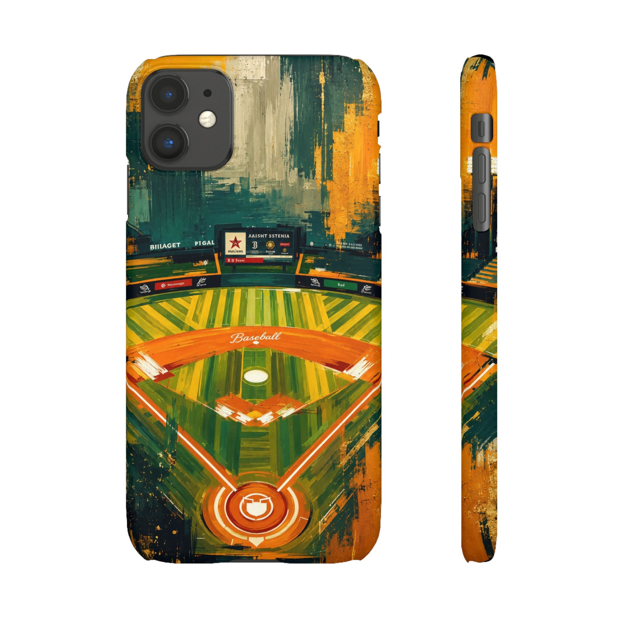 Abstract Baseball Stadium Phone Case
