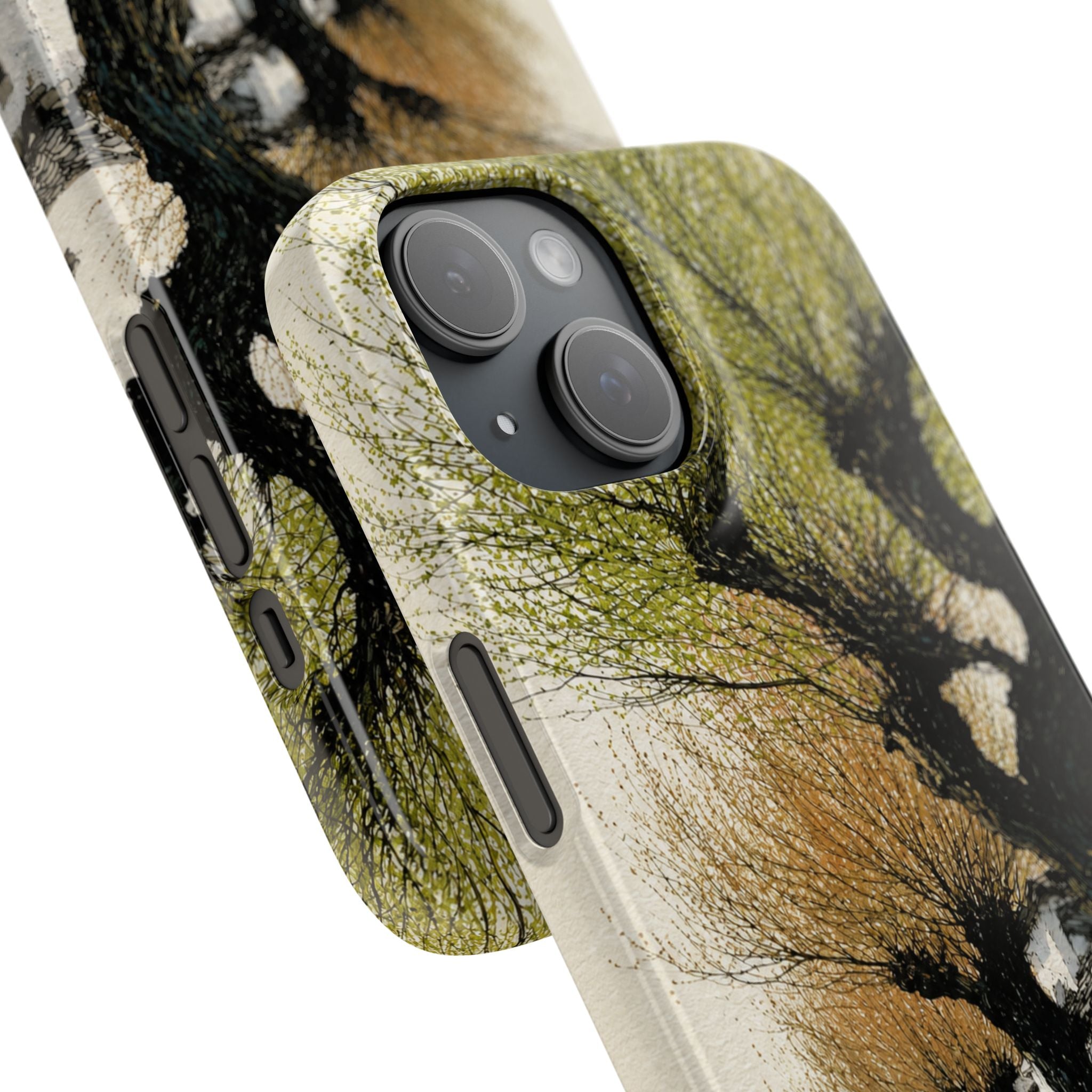 Serene Willow Landscape Phone Case