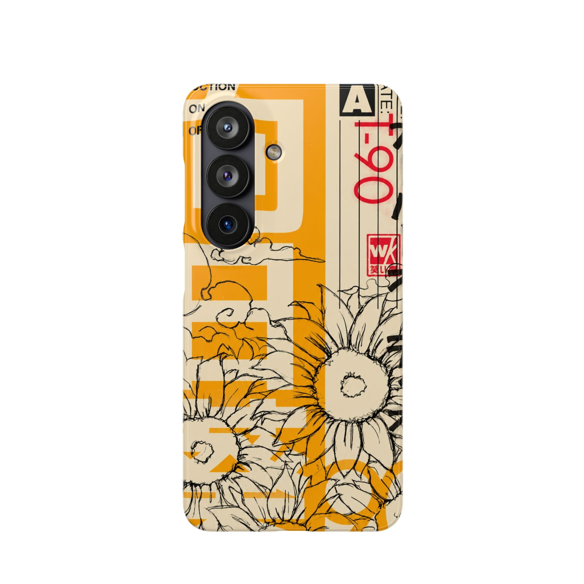 Retro Cassette Floral Phone Case