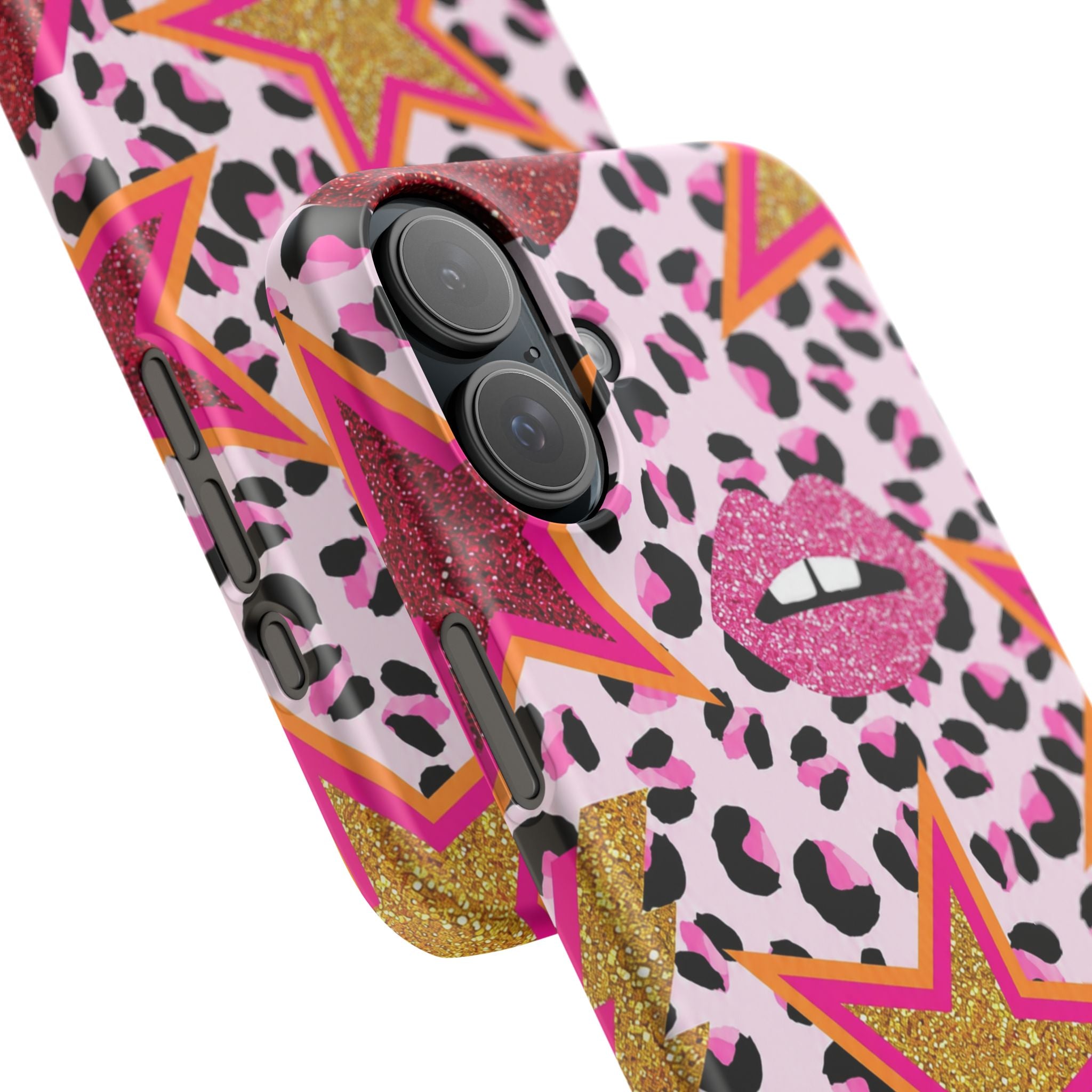 Pink Leopard Pop Art Phone Case