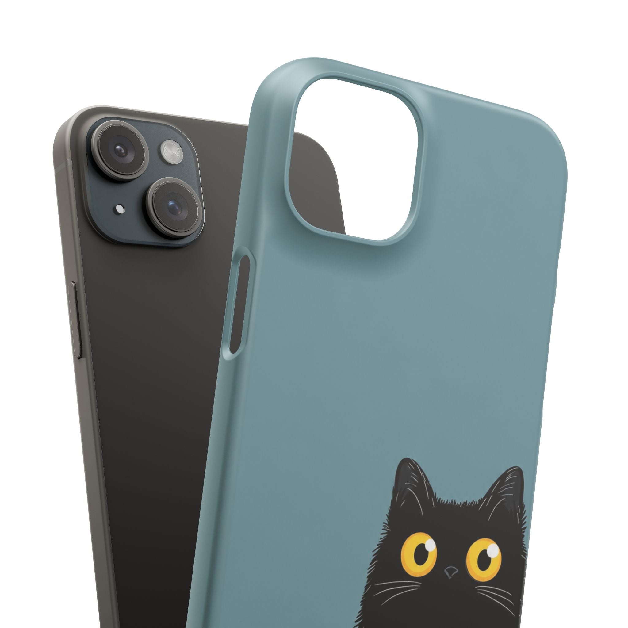 Cute Black Cat Phone Case