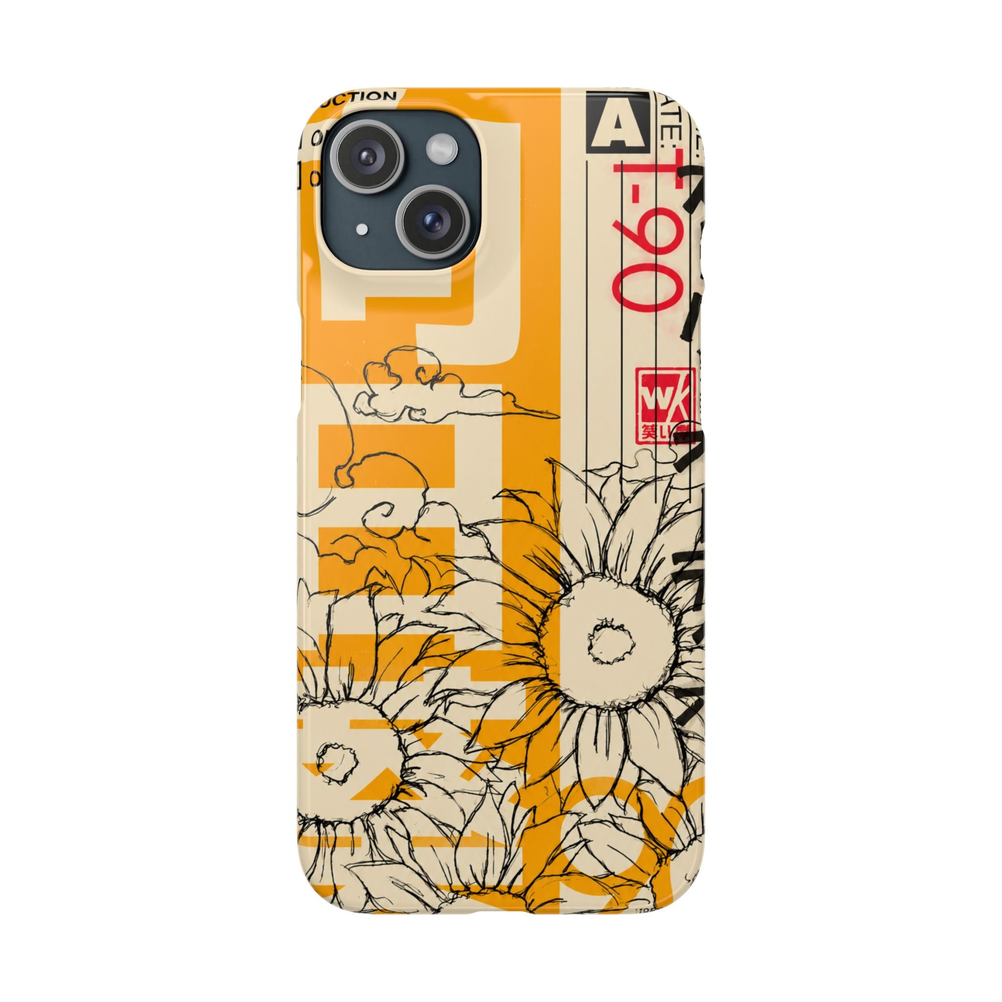 Retro Cassette Floral Phone Case