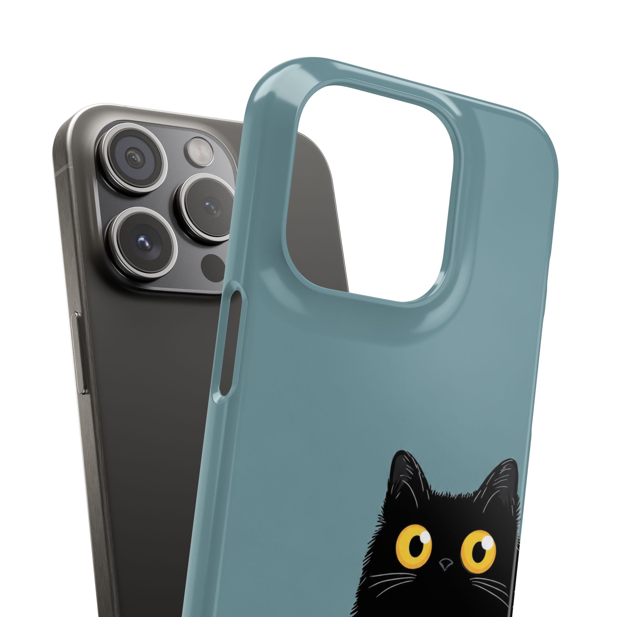 Cute Black Cat Phone Case