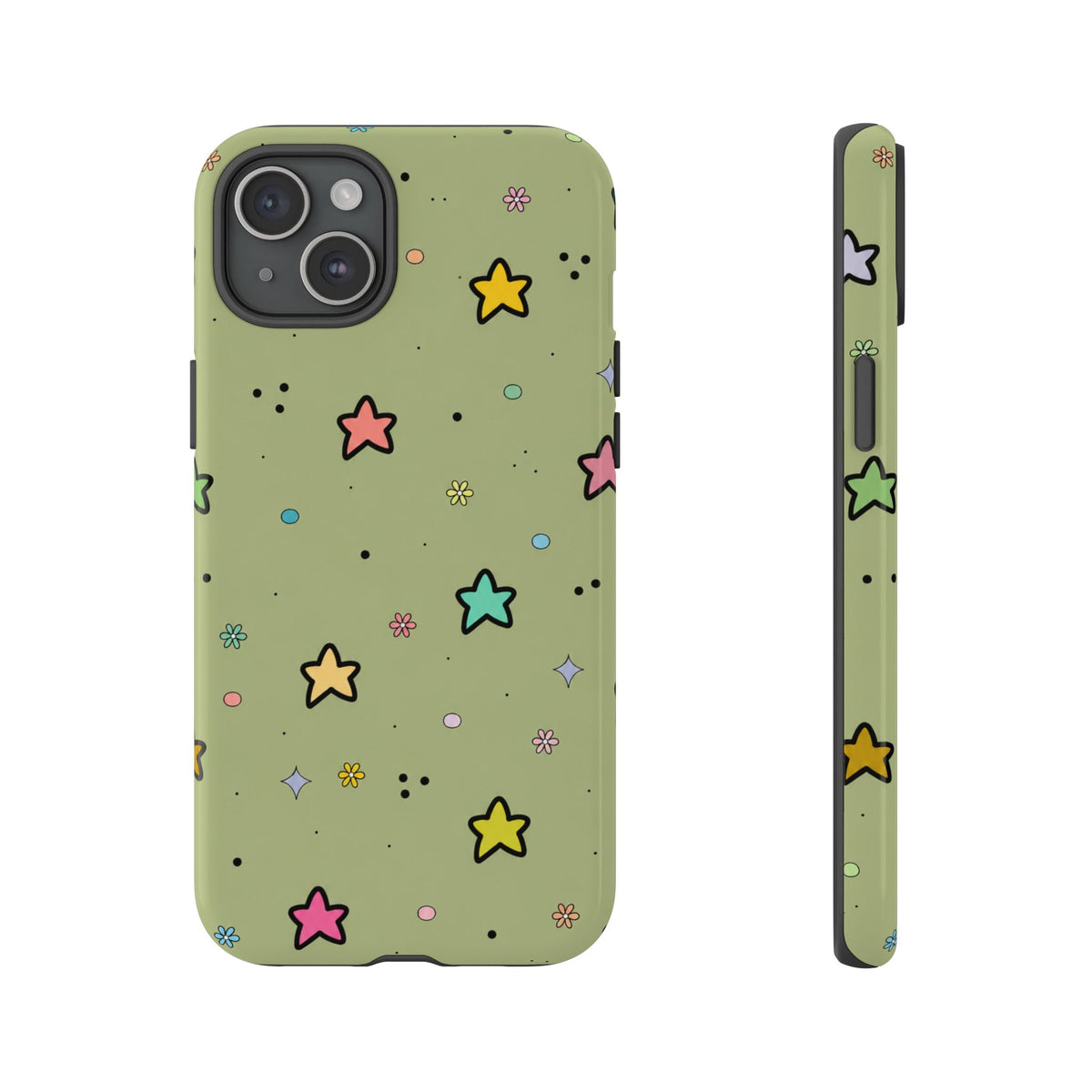 Cosmic Star Doodle Phone Case