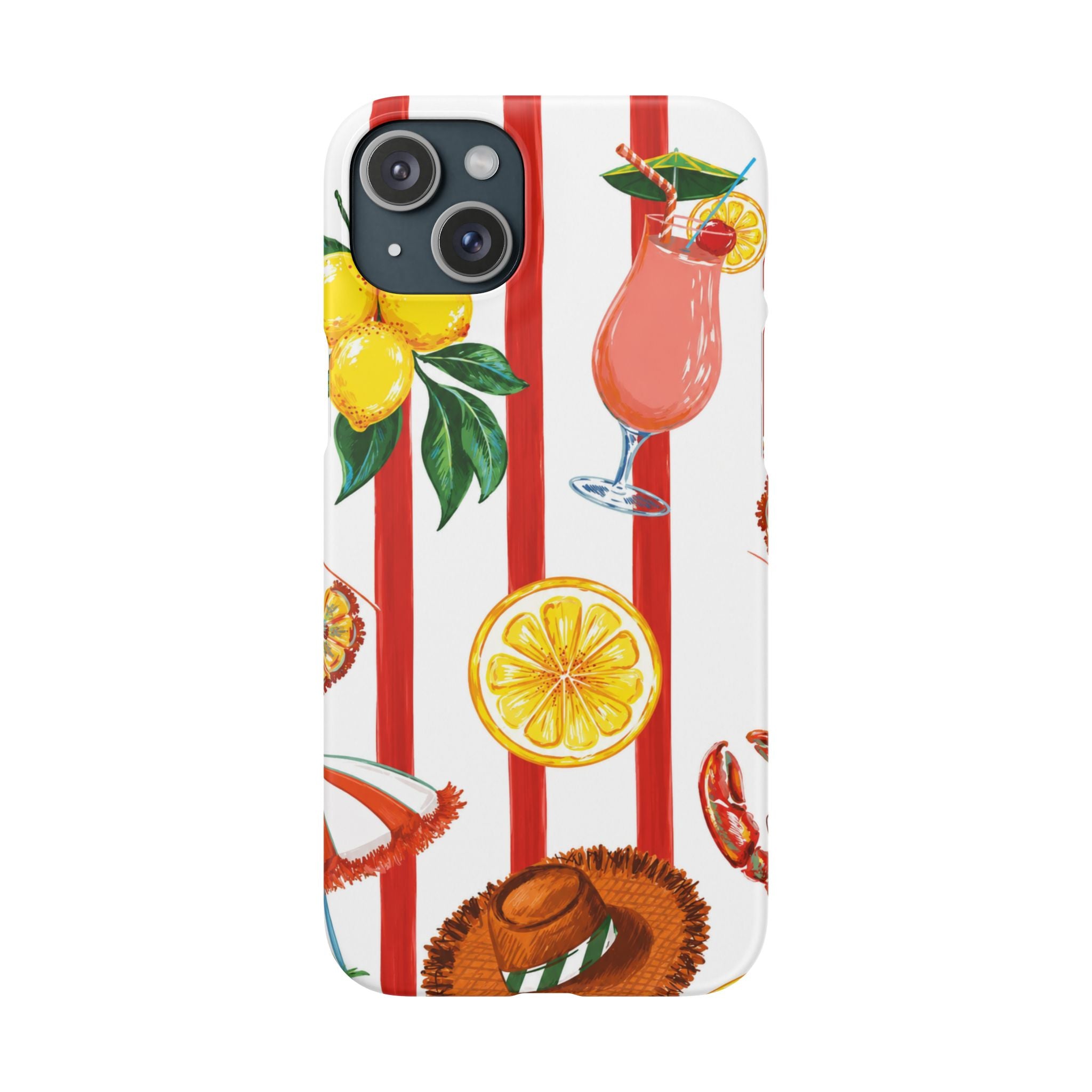 Lemon Coast – Summer Citrus Phone Case
