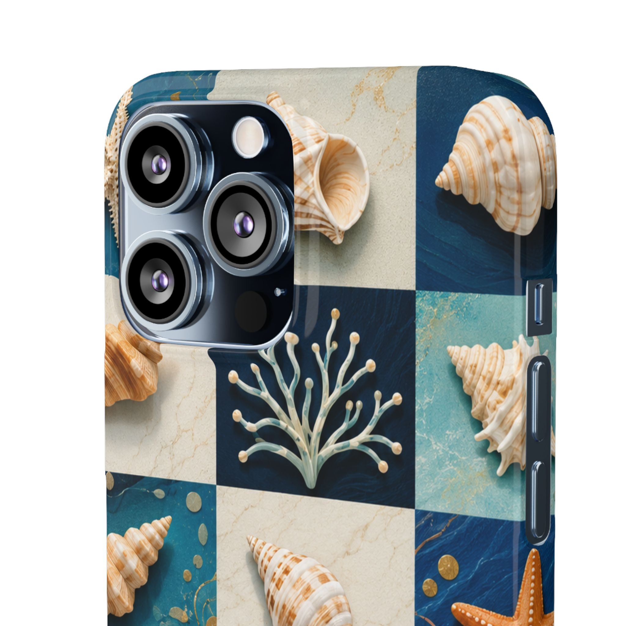 Coastal Seashell Mosaic Phone Case