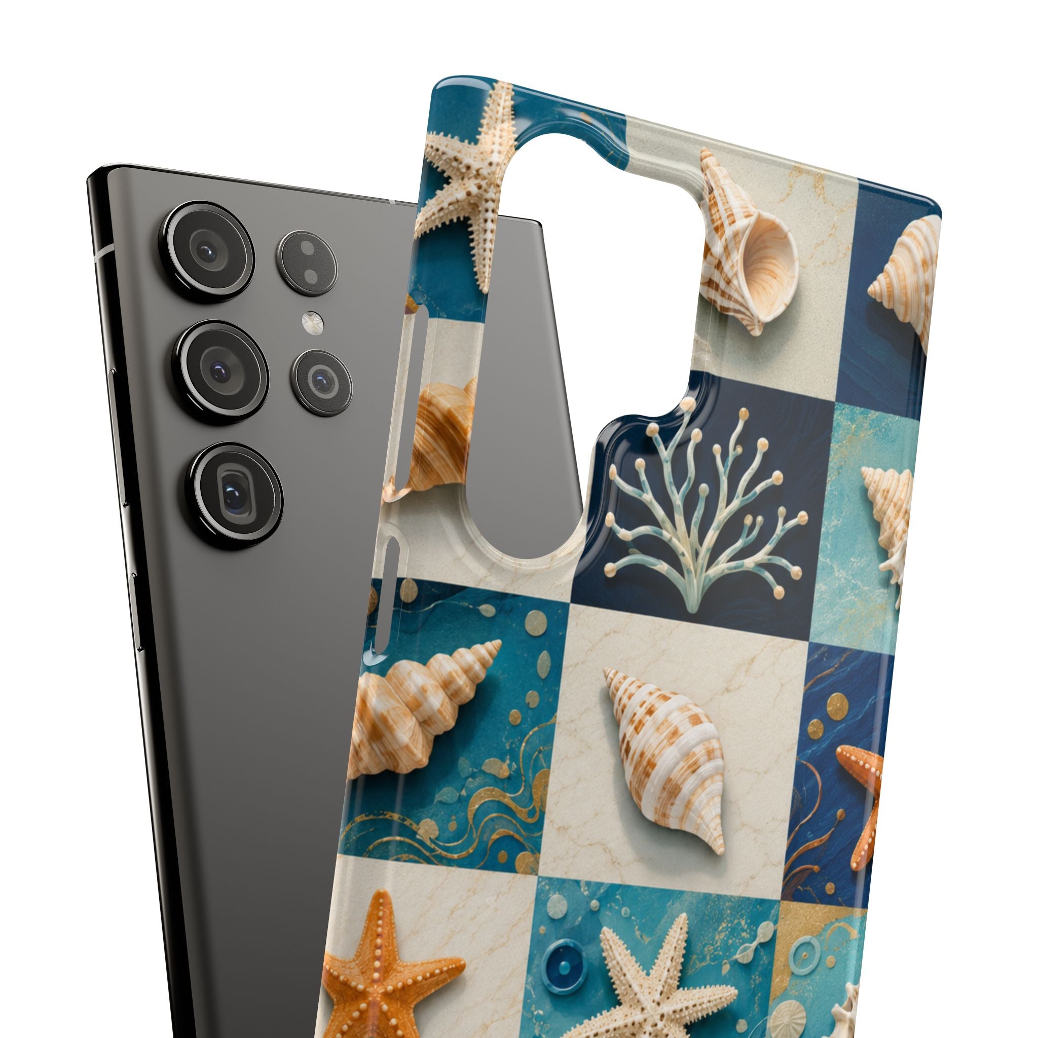 Coastal Seashell Mosaic Phone Case