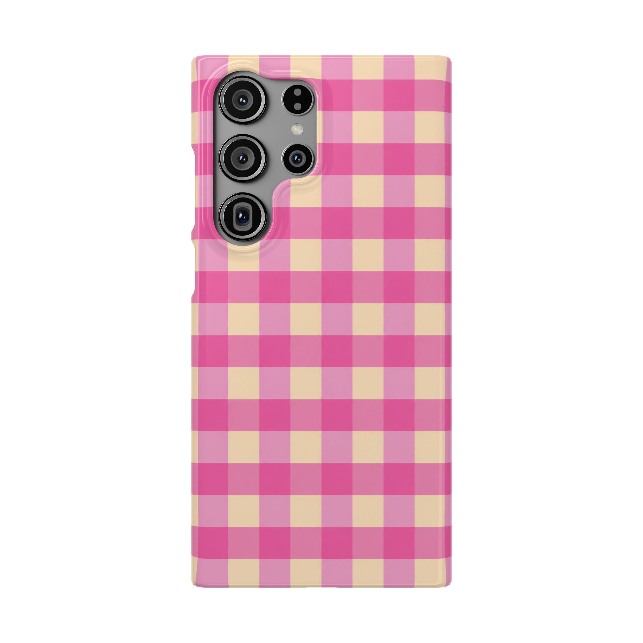 Pink Gingham Phone Case