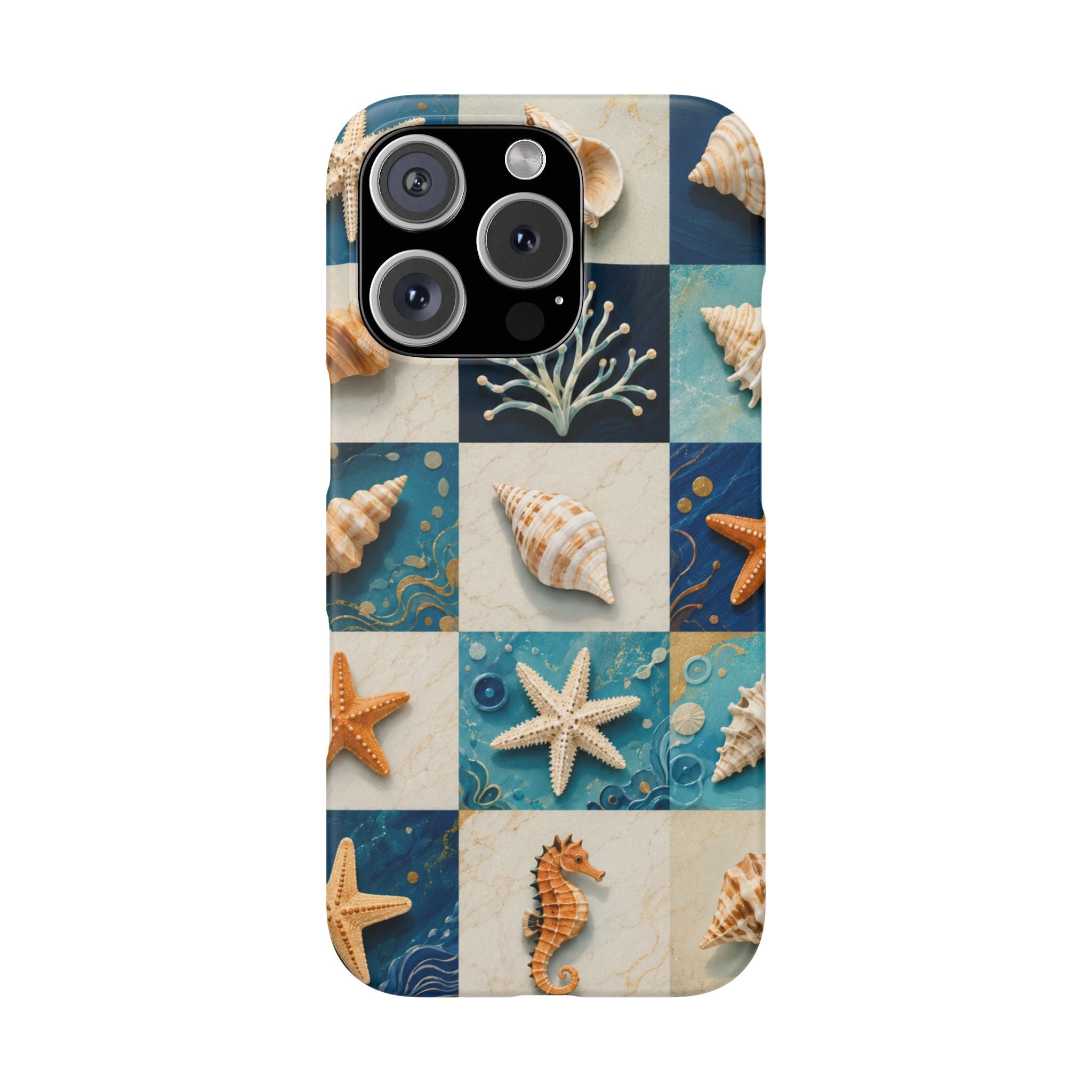Coastal Seashell Mosaic Phone Case