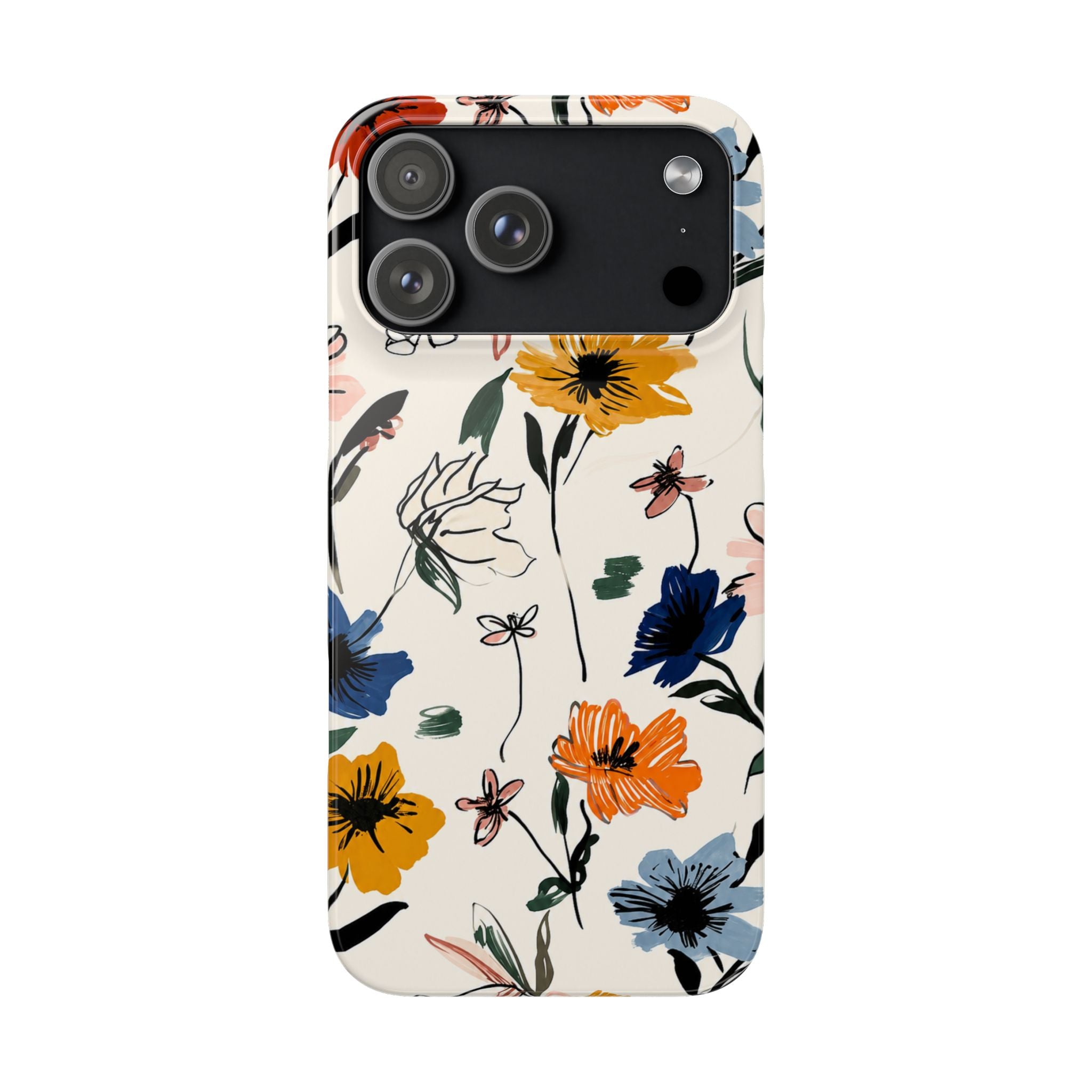 Wildflower Sketch Phone Case