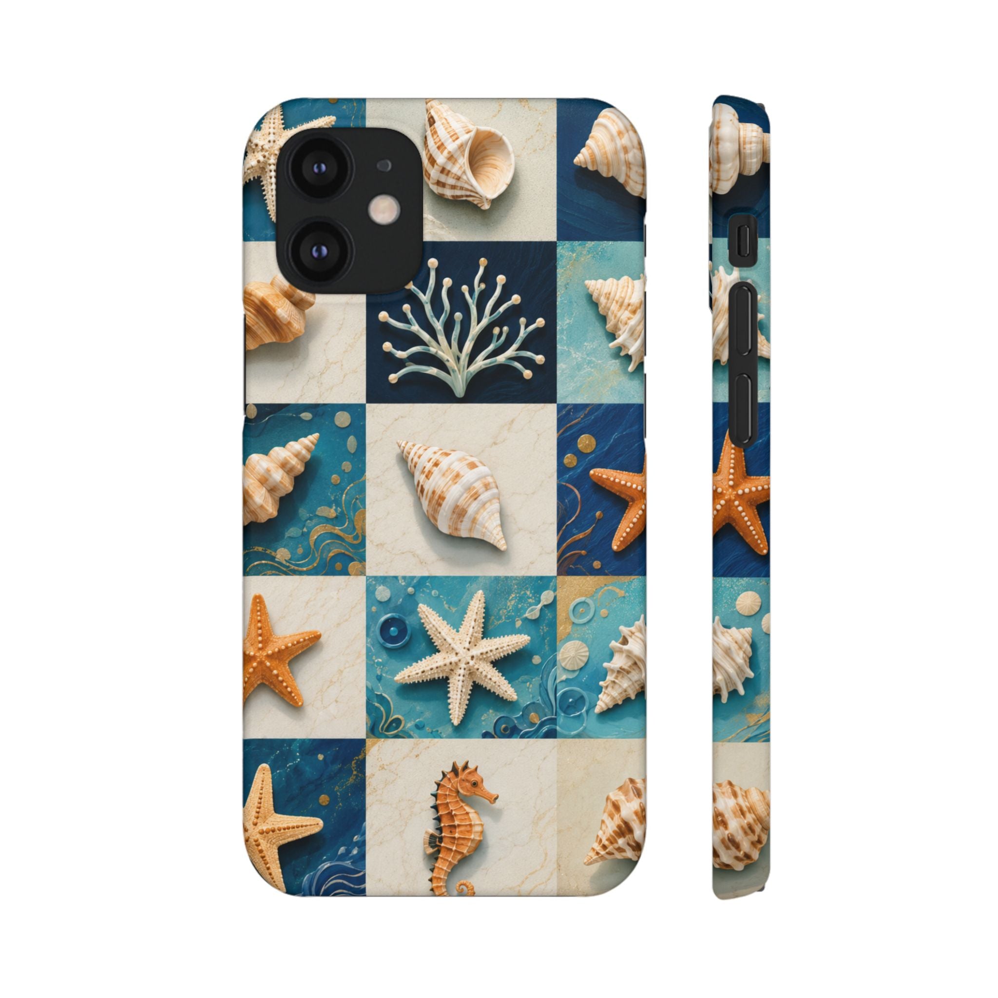 Coastal Seashell Mosaic Phone Case
