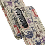 Vintage Travel Stamps Phone Case