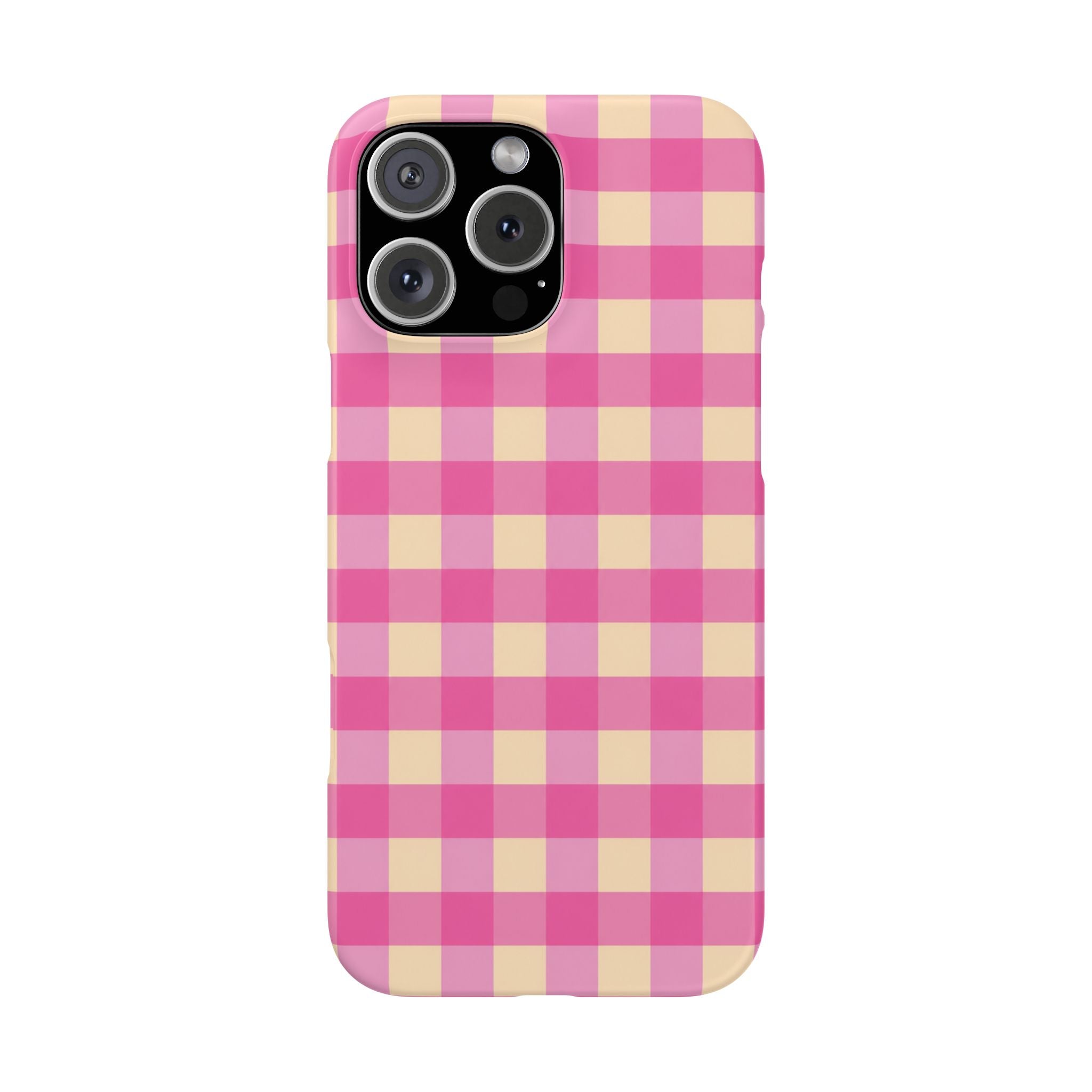 Pink Gingham Phone Case