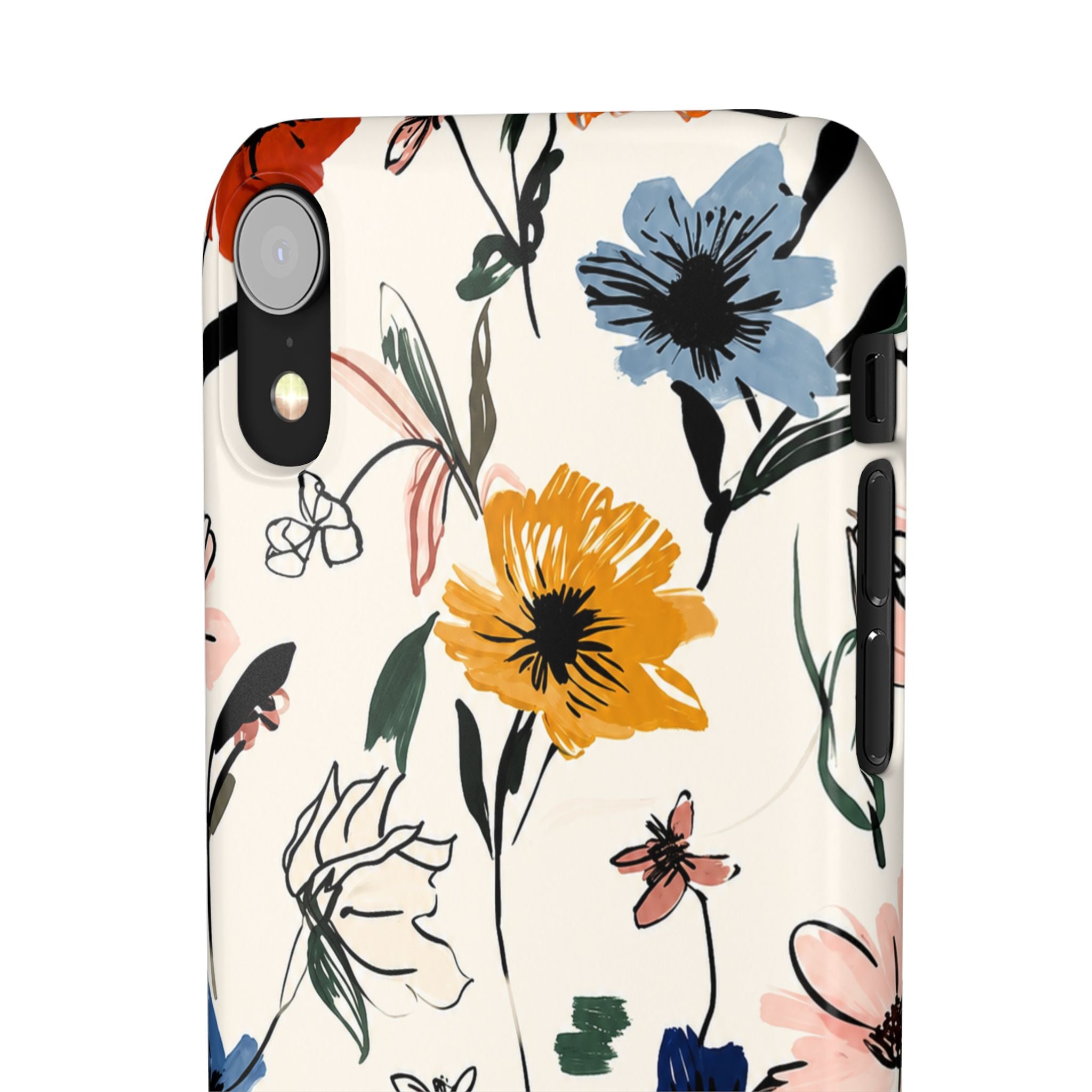 Wildflower Sketch Phone Case
