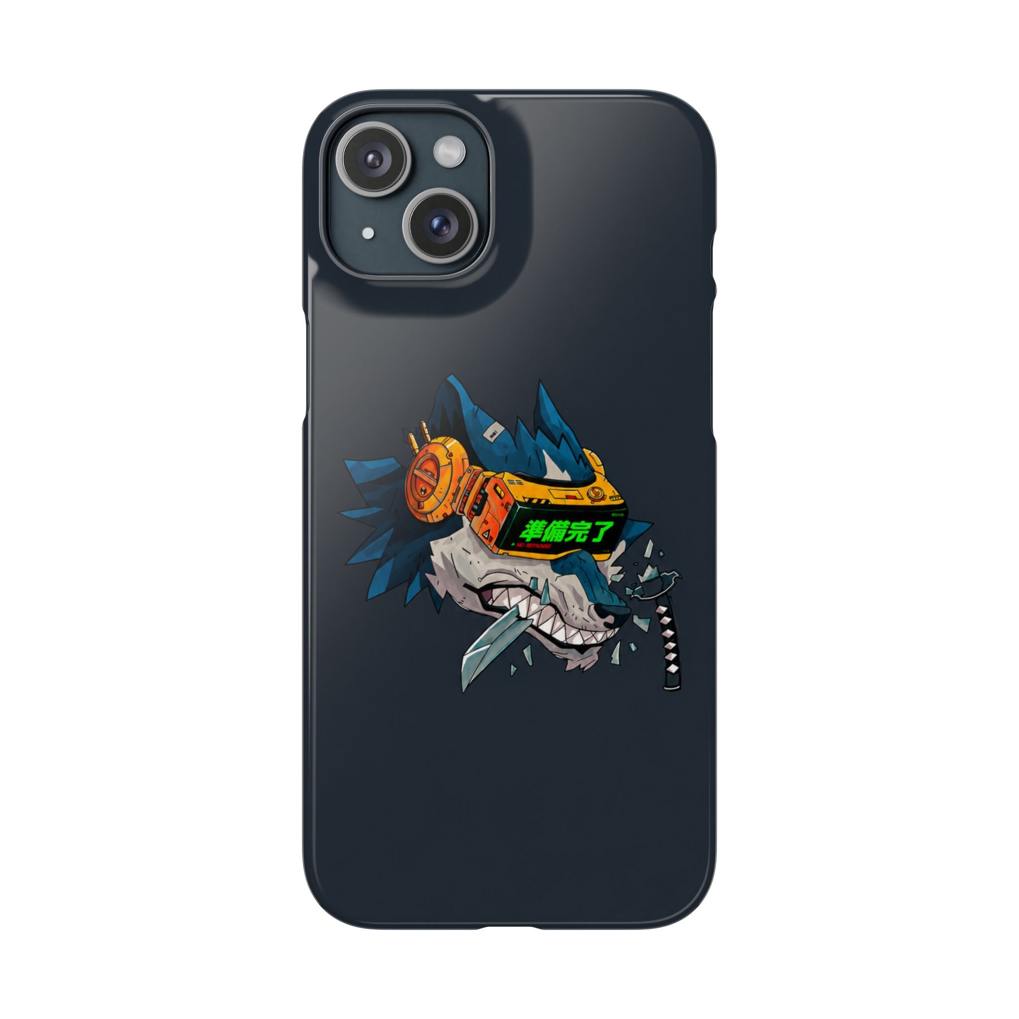 Cyberpunk Wolf Phone Case
