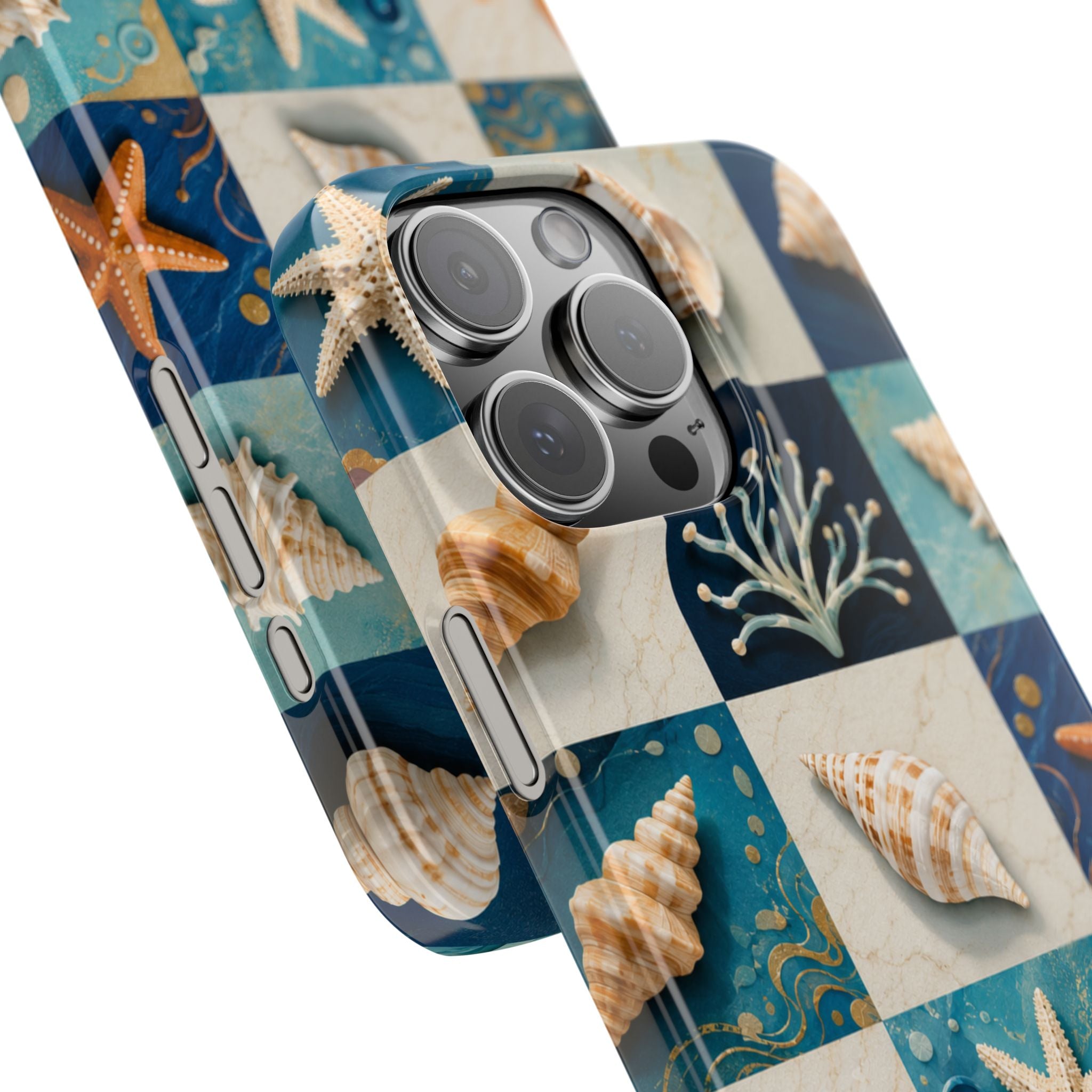 Coastal Seashell Mosaic Phone Case