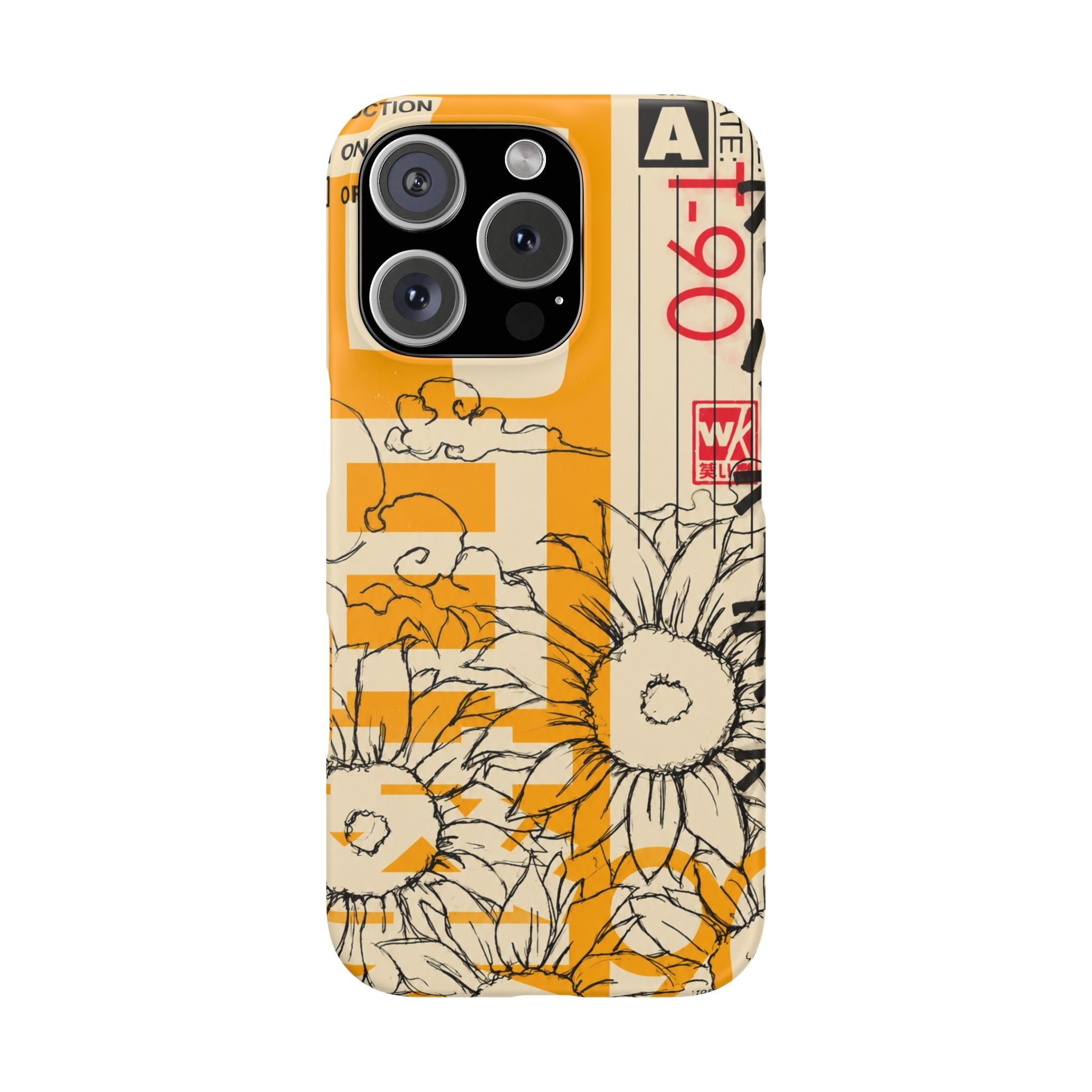 Retro Cassette Floral Phone Case