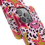 Pink Leopard Pop Art Phone Case
