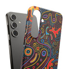 Neon Maze Phone Case