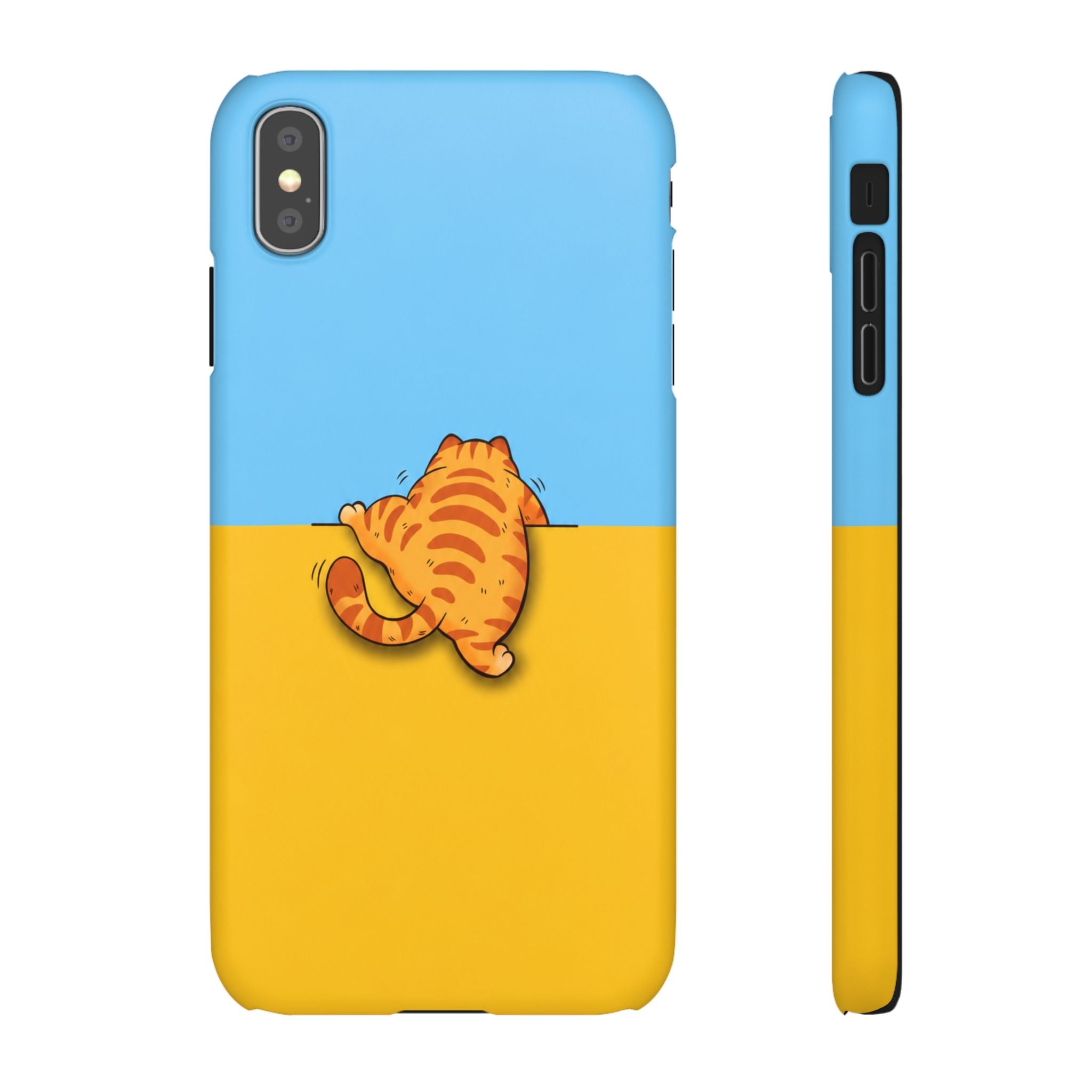 Peekaboo Orange Cat Phone Case