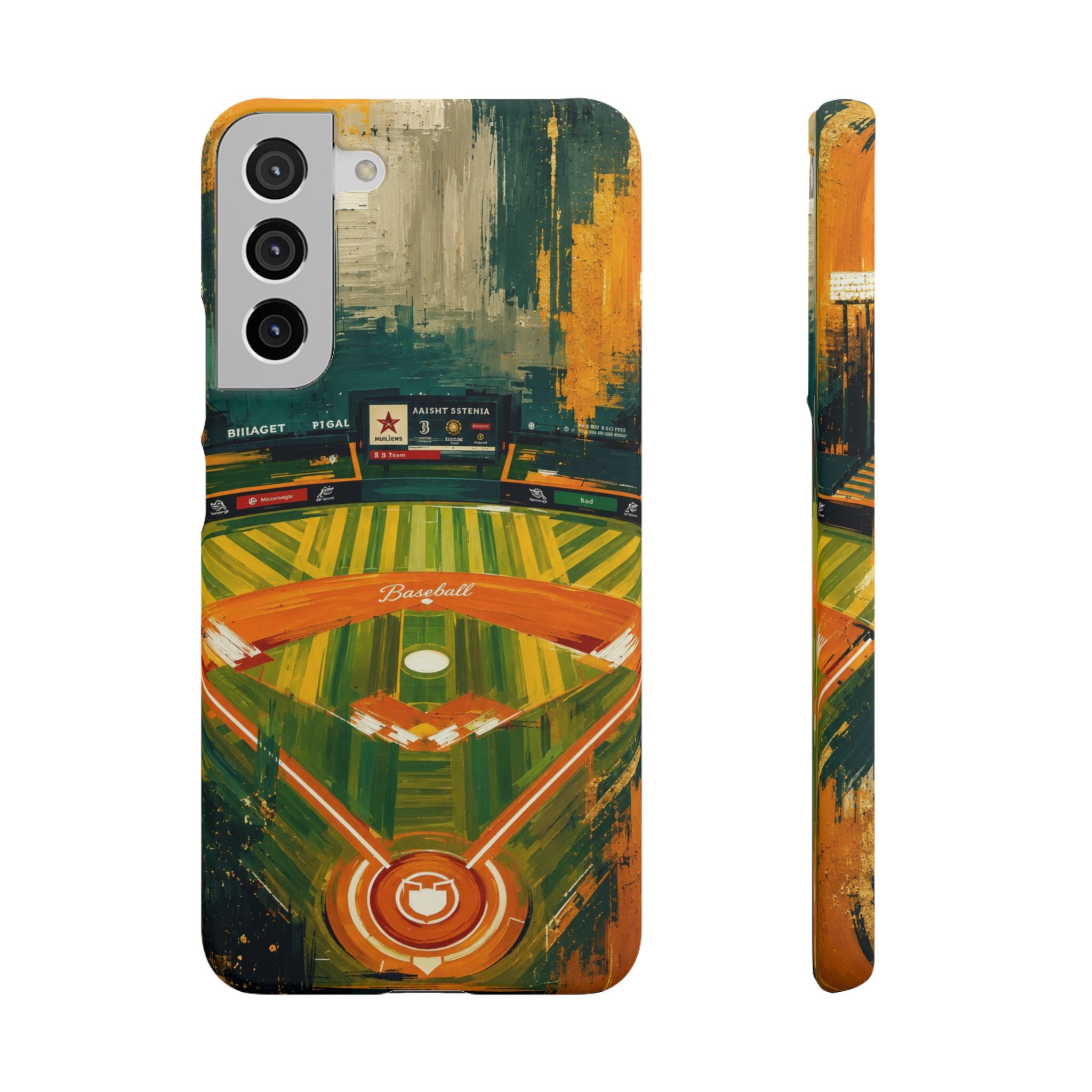 Abstract Baseball Stadium Phone Case