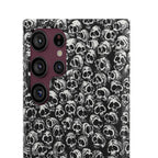 Black and White Skull Pattern Phone Case