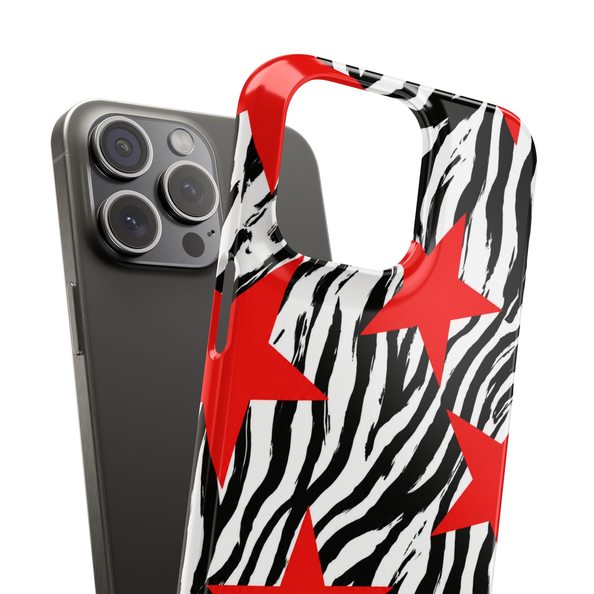 Retro Zebra Stars Phone Case