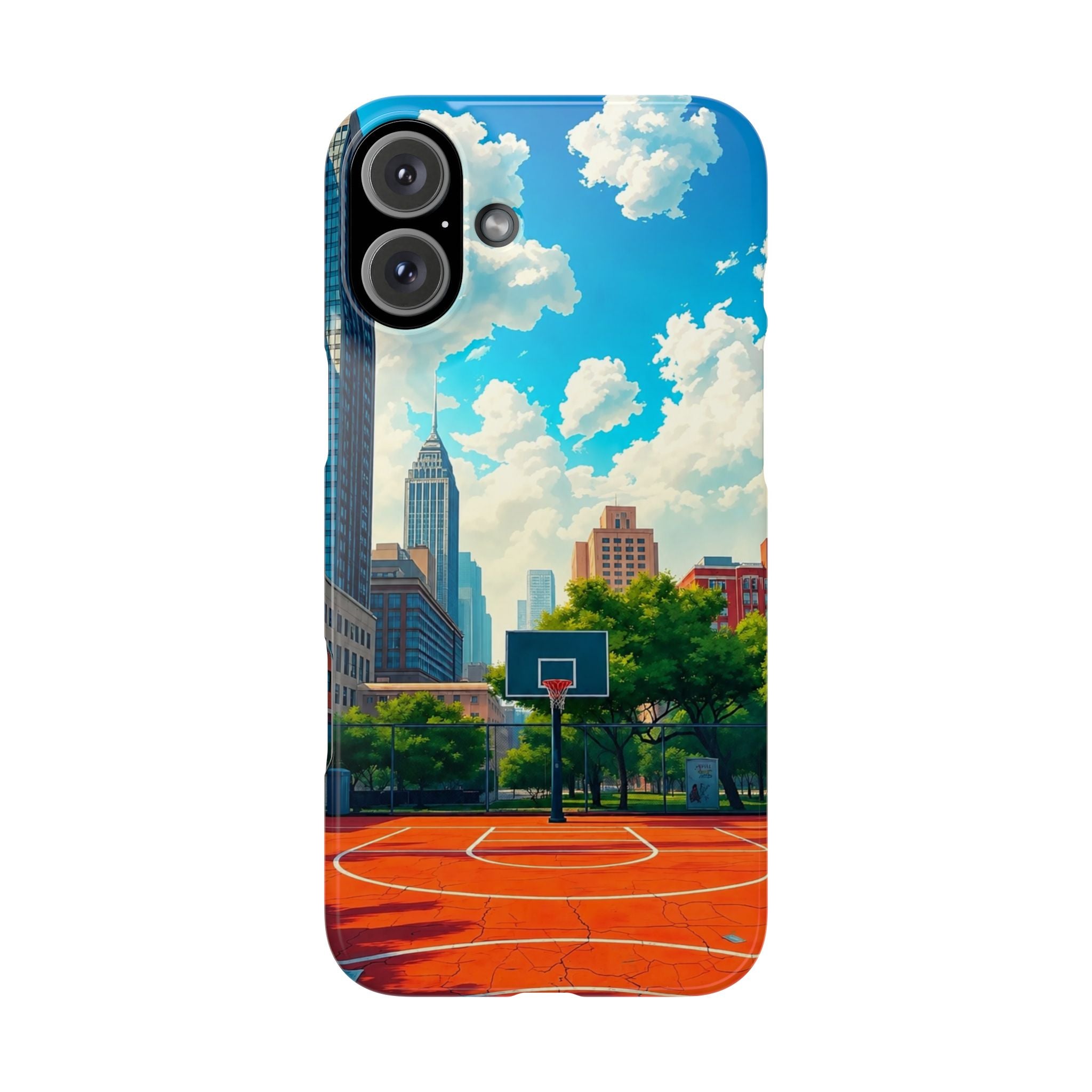Urban Basketball Court Phone Case