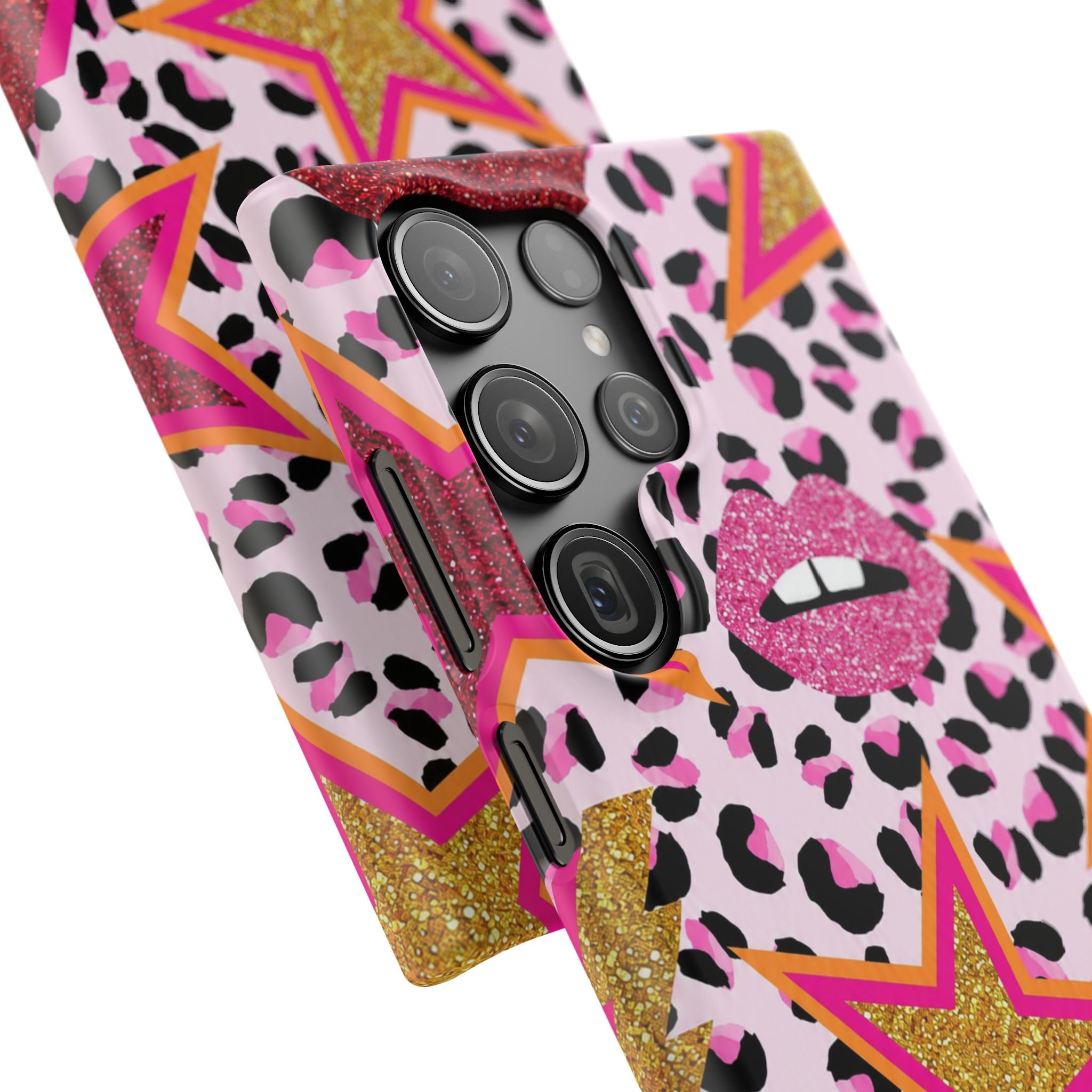 Pink Leopard Pop Art Phone Case