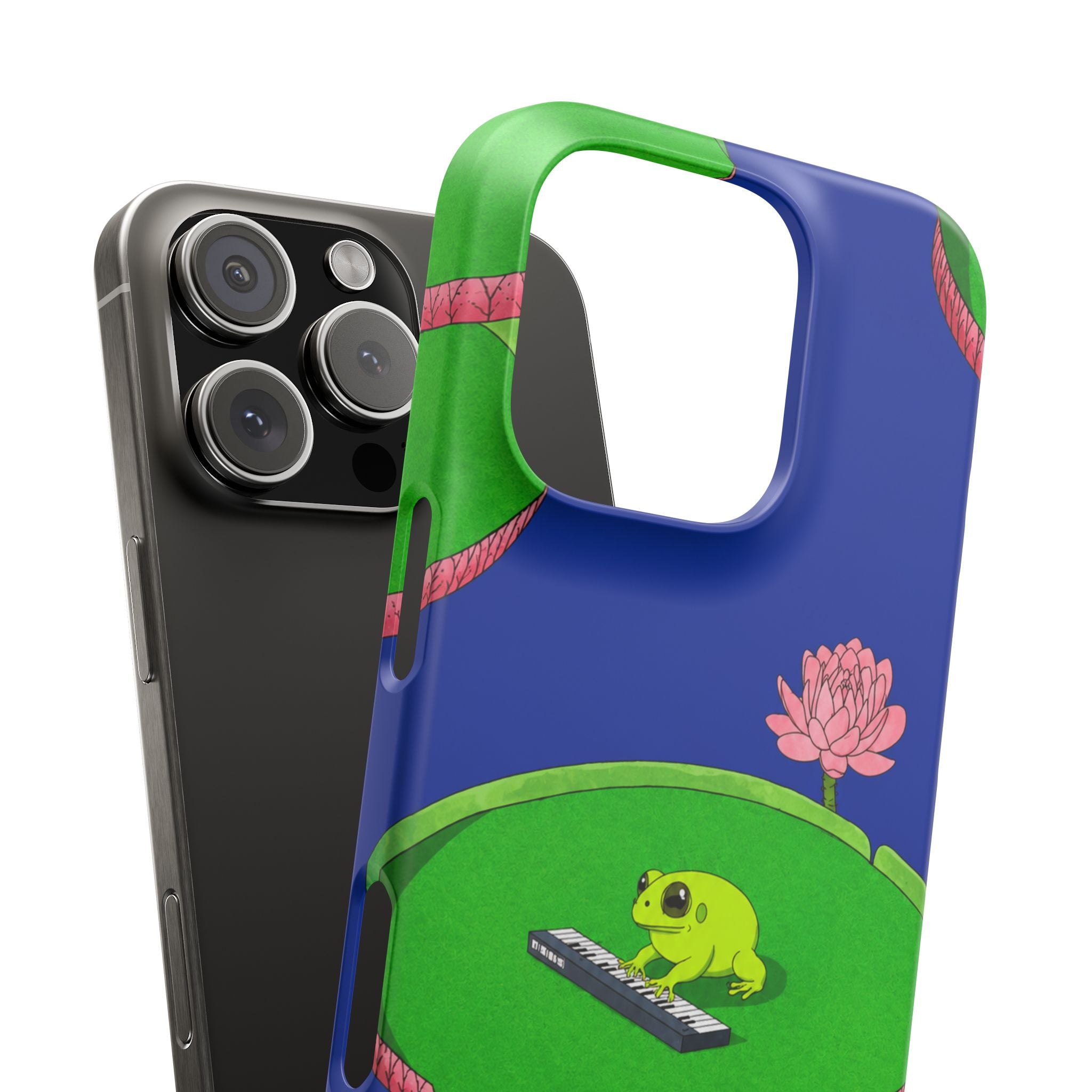 Frog Piano Phone Case