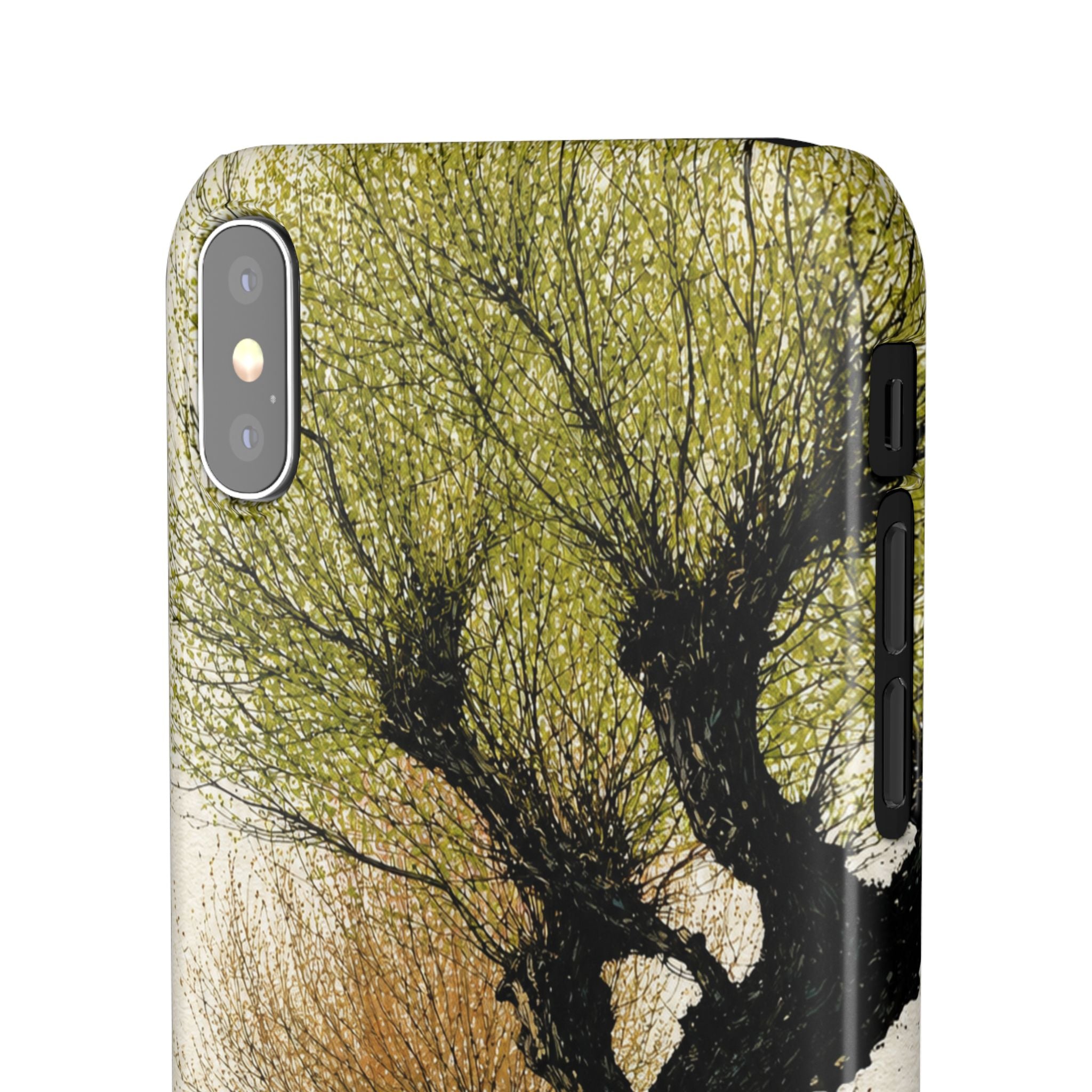 Serene Willow Landscape Phone Case