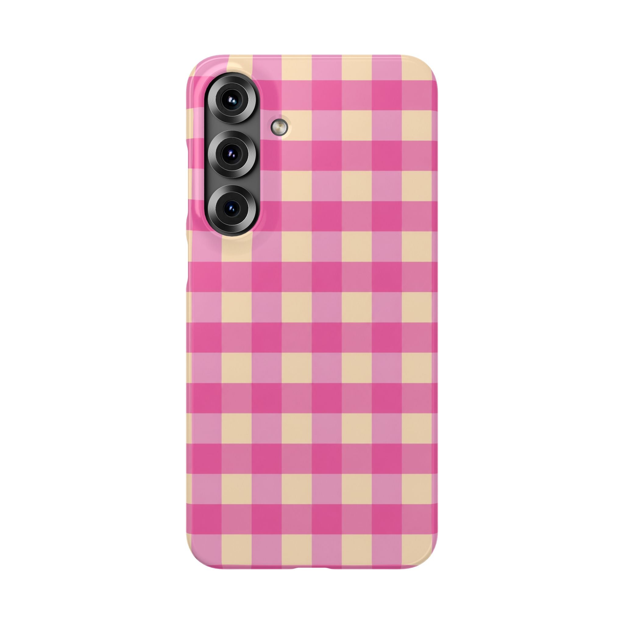 Pink Gingham Phone Case
