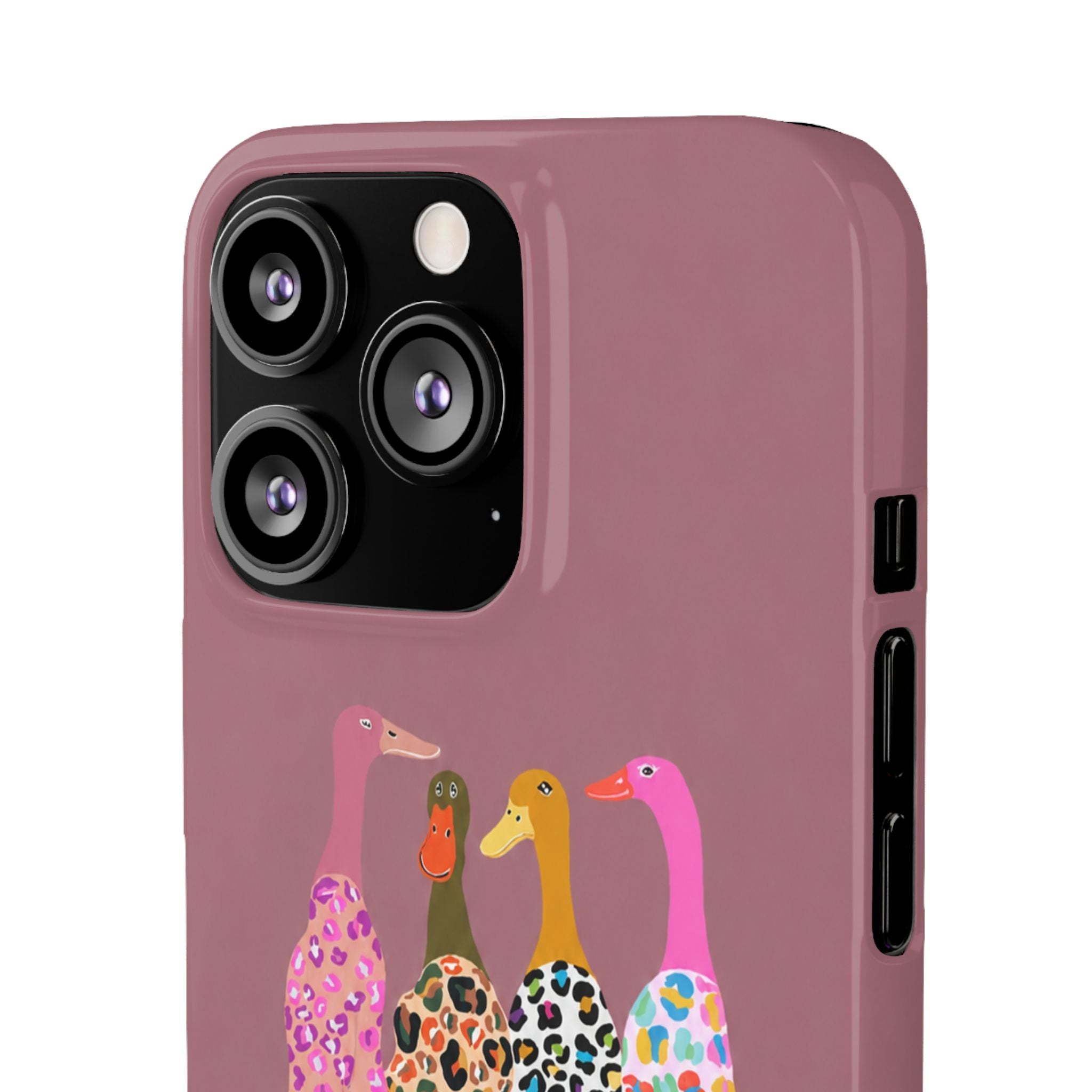 Colorful Leopard Ducks Phone Case