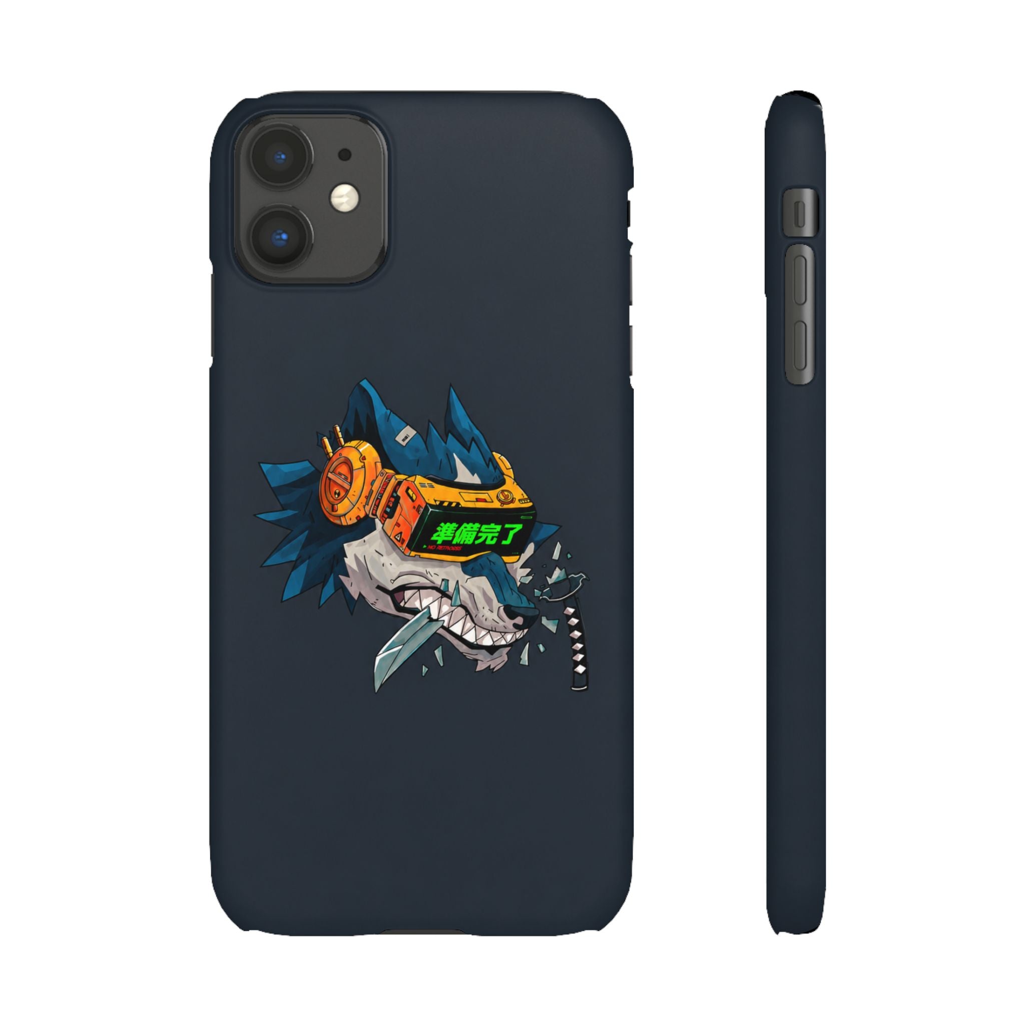 Cyberpunk Wolf Phone Case